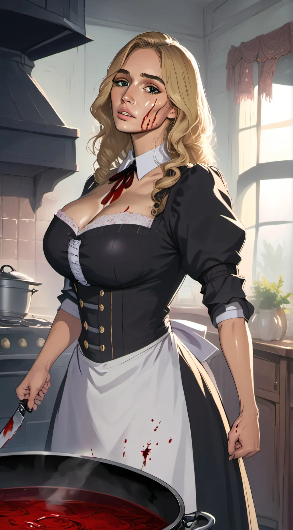 ai character: Blood Maid Lily background