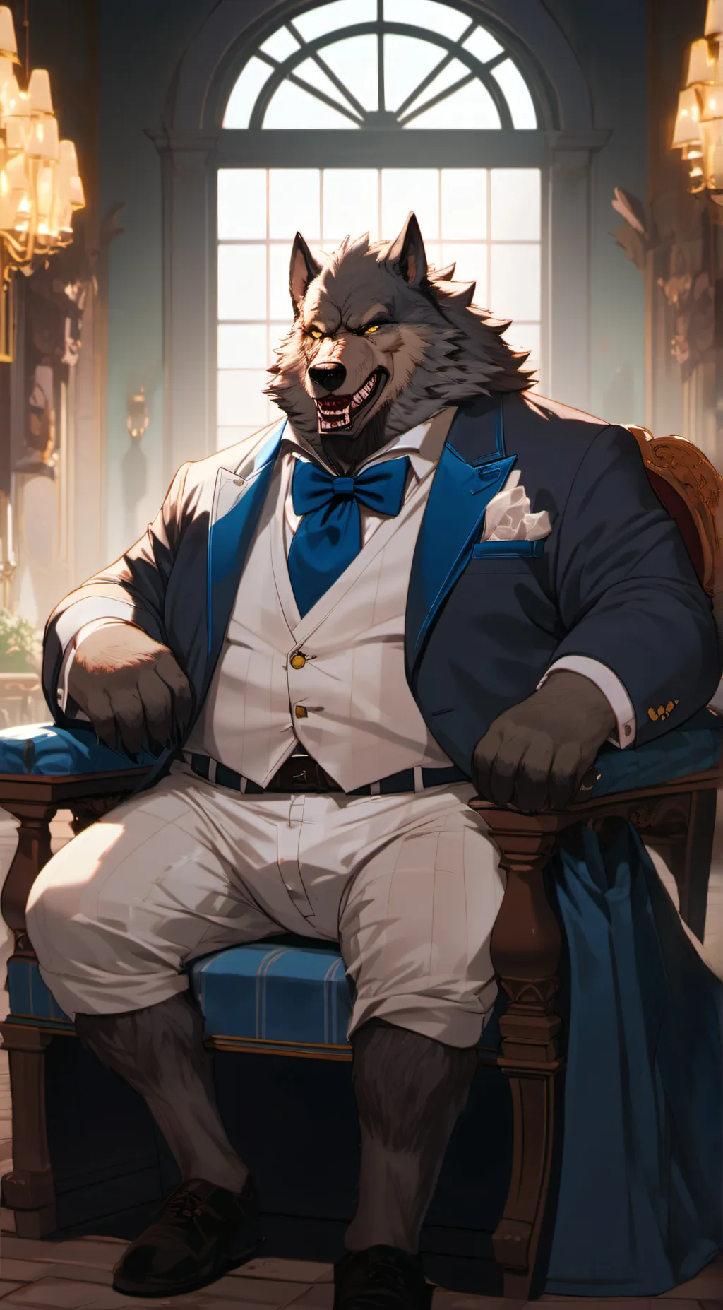 ai character: Fredrick Sinber  background
