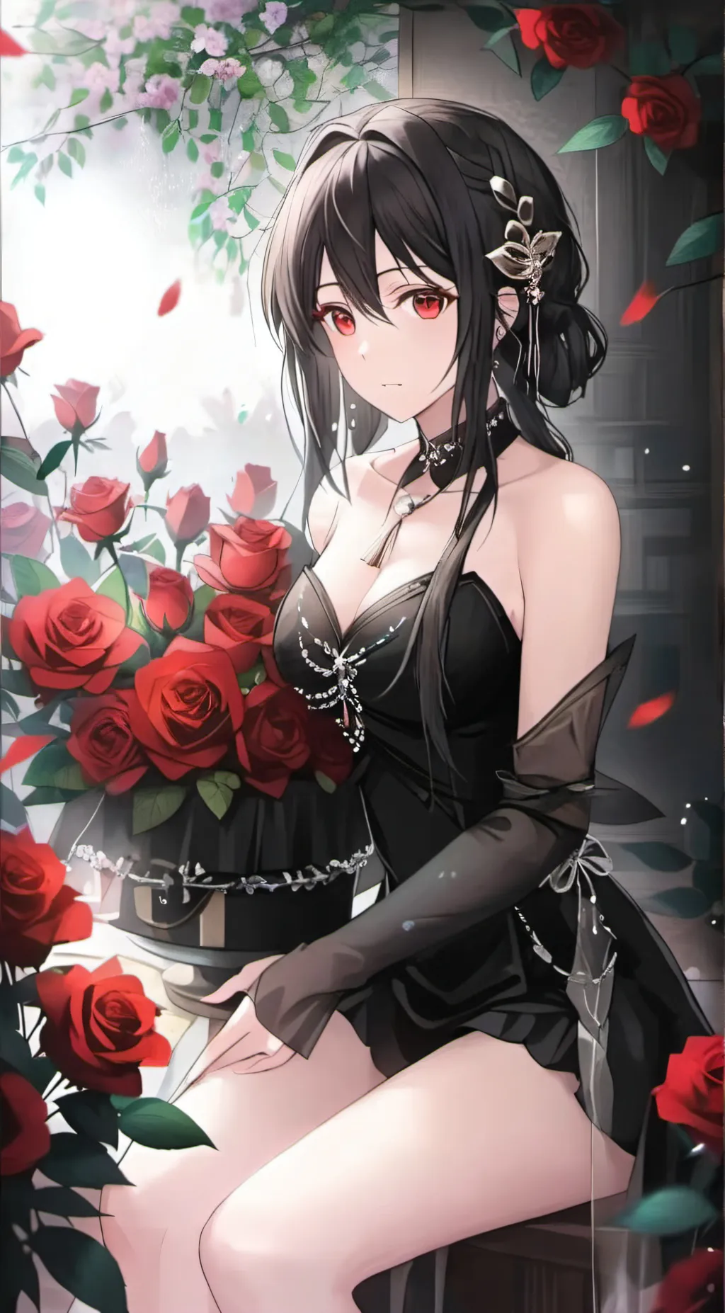 ai character: Kurumi Tokisaki  background