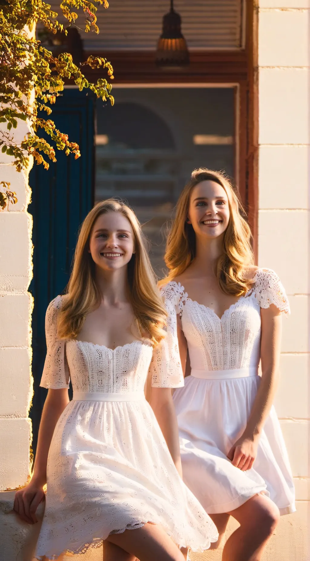 ai character: Kylie and Celina  background