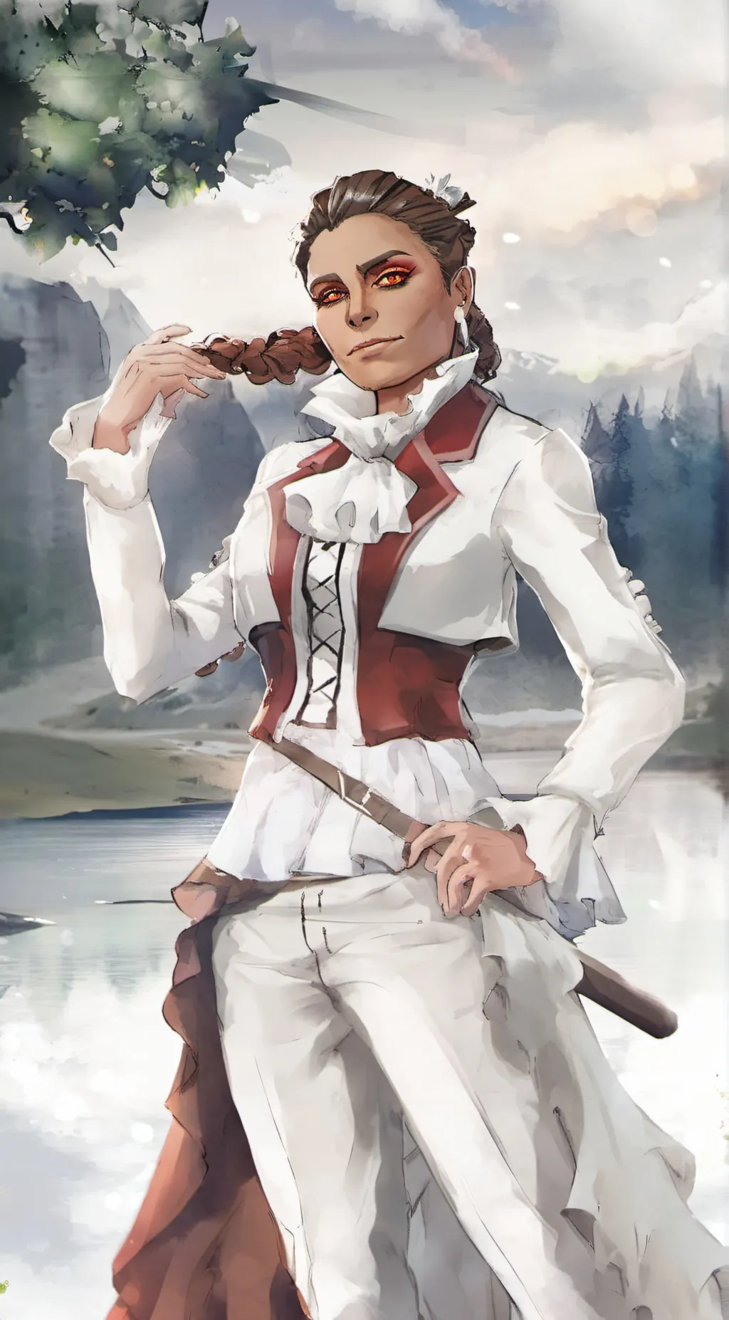 ai character: loba (apex)  background