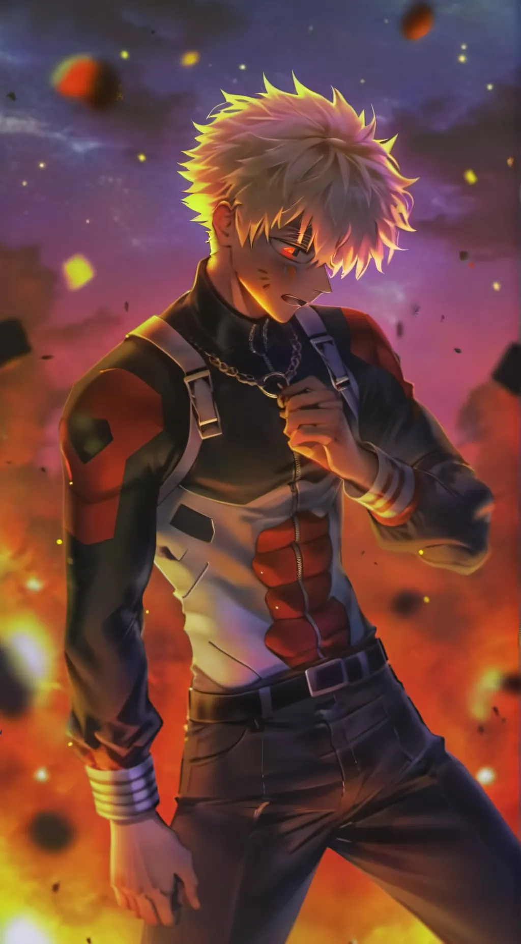 ai character: Bakugo background