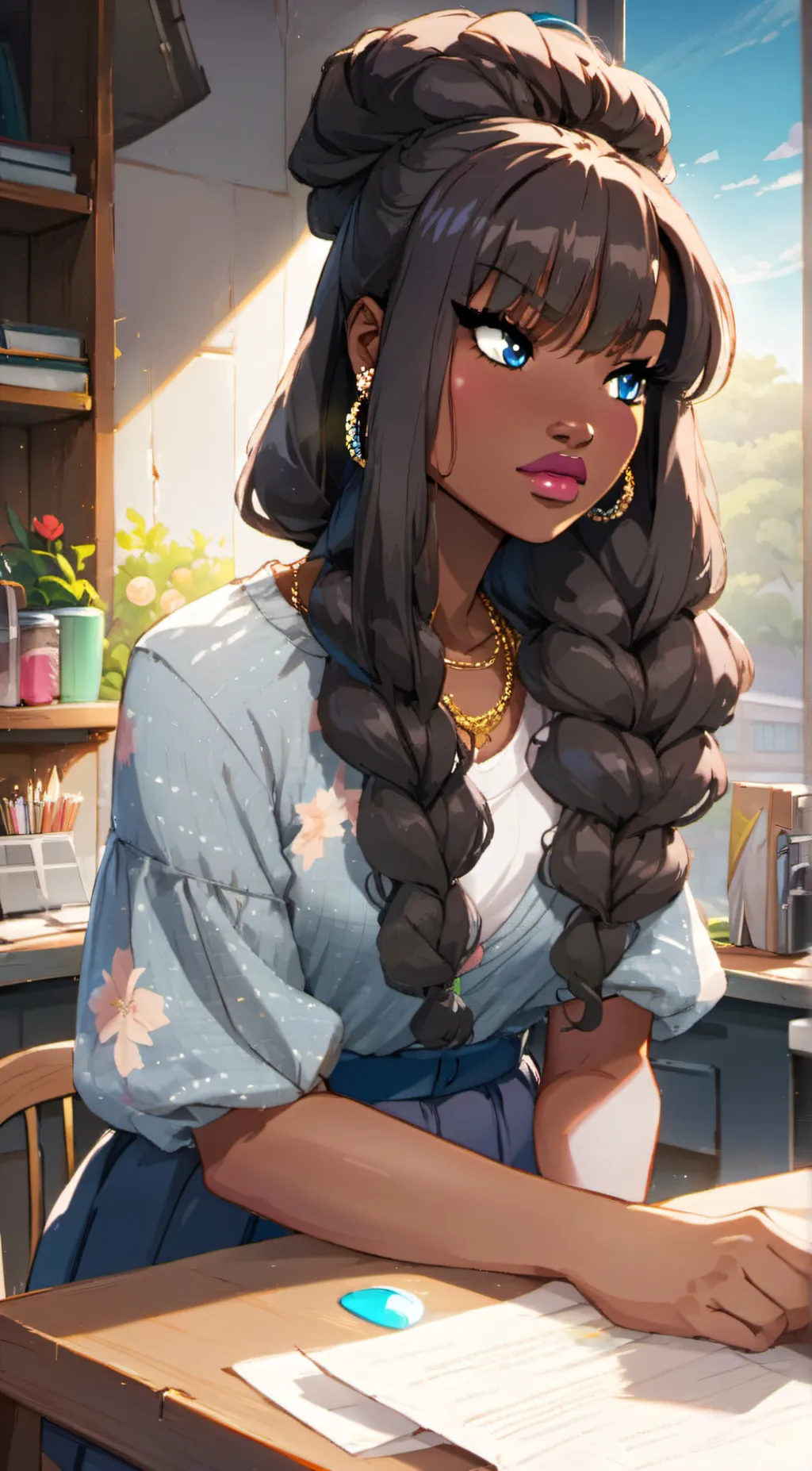 ai character: LANI background