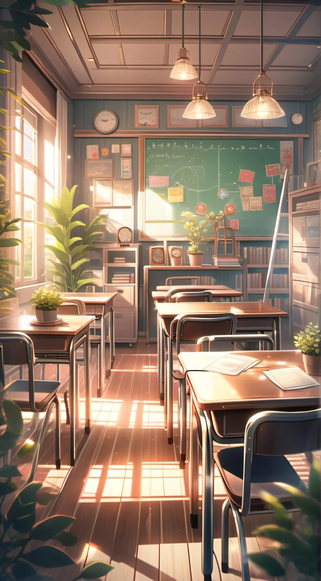 ai character: School background