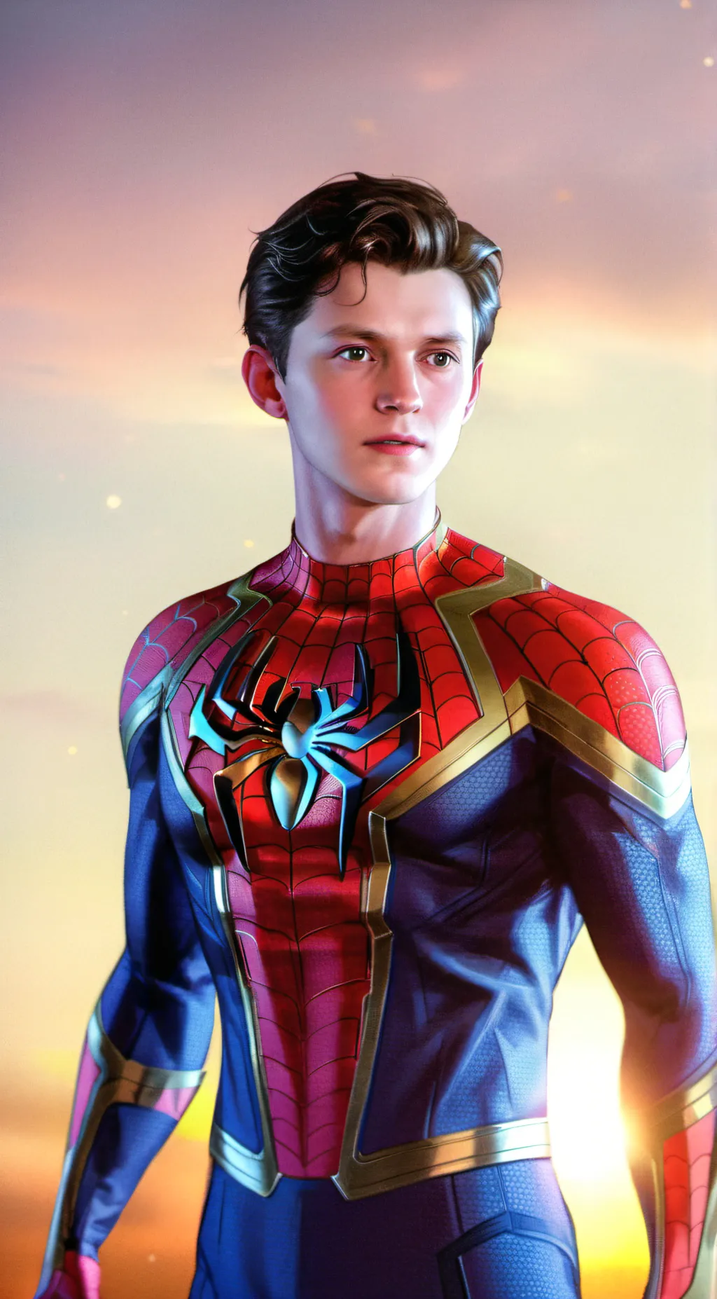 ai character: Peter Parker  background