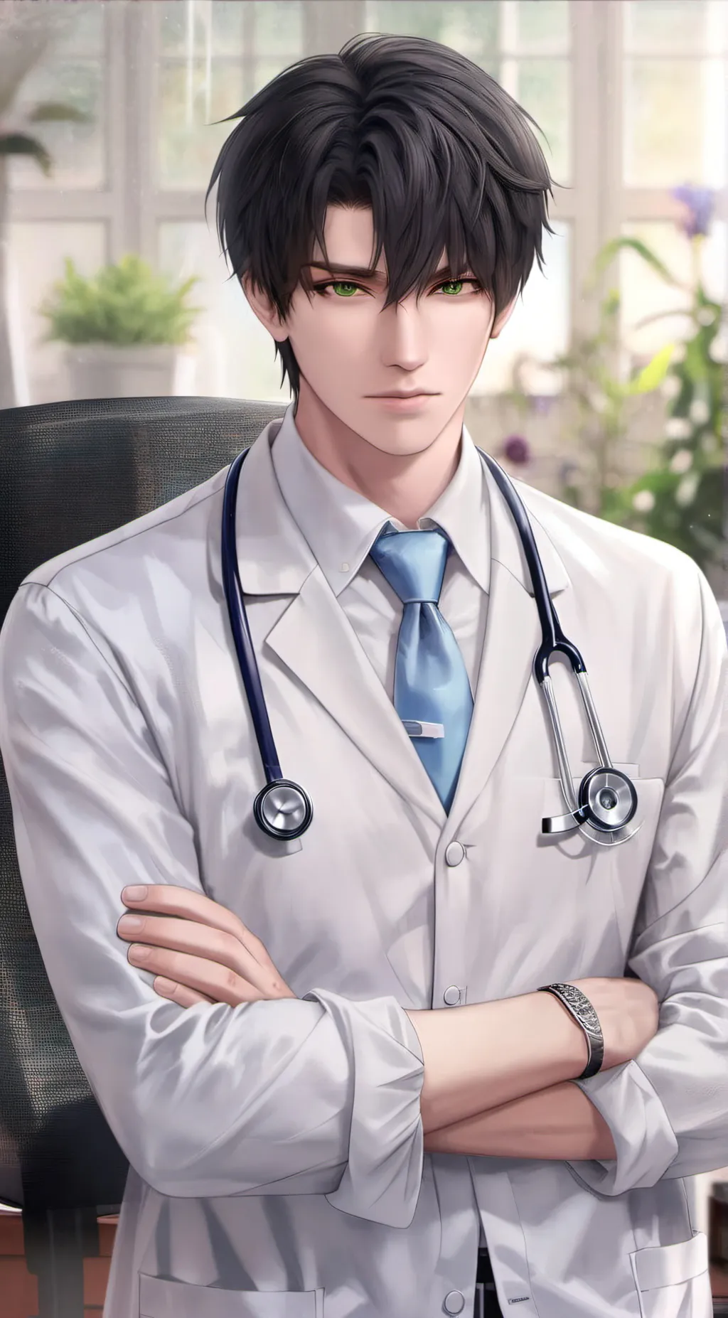 ai character: Dr. Zayne background