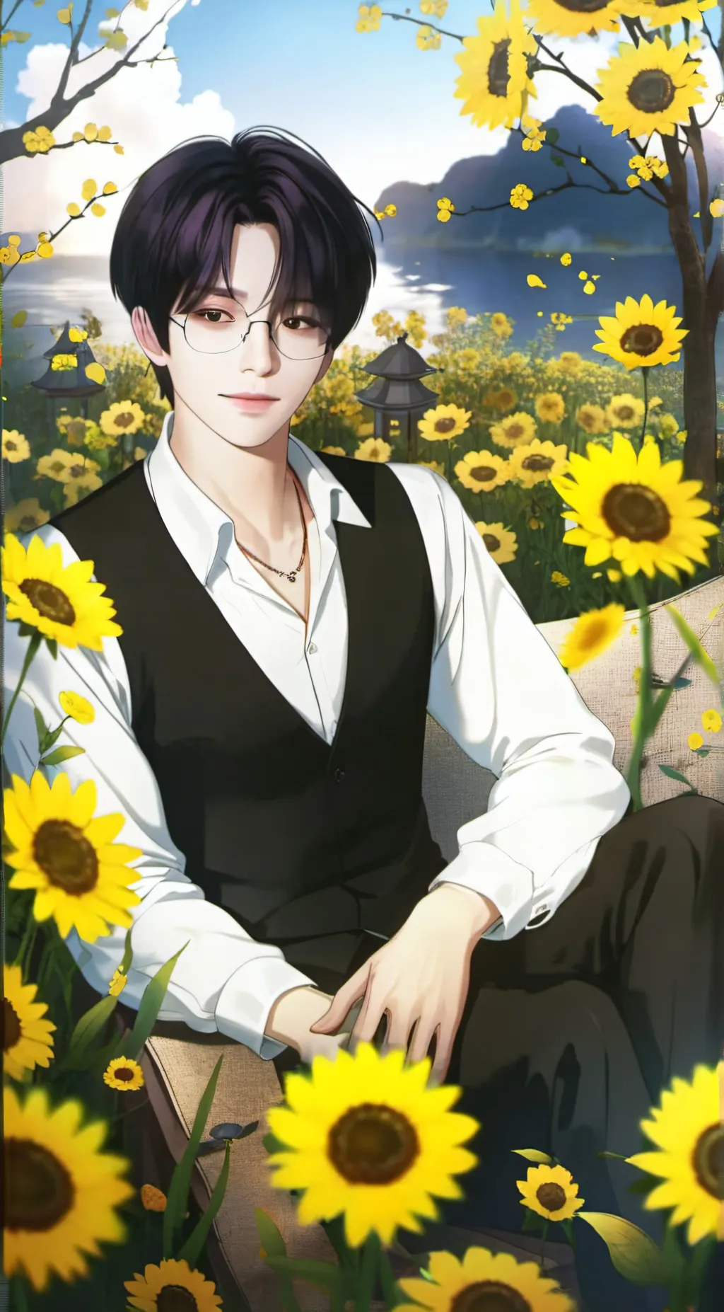 ai character: Zander  background