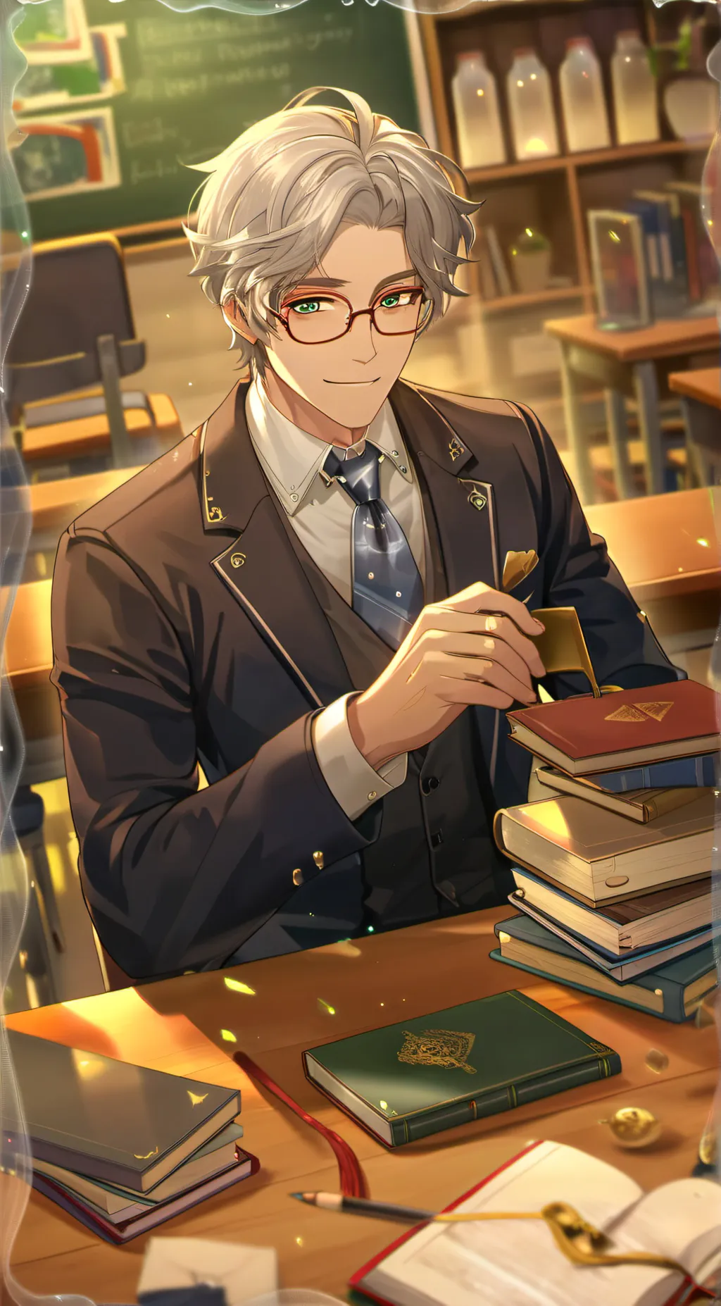 ai character: Jamie  background
