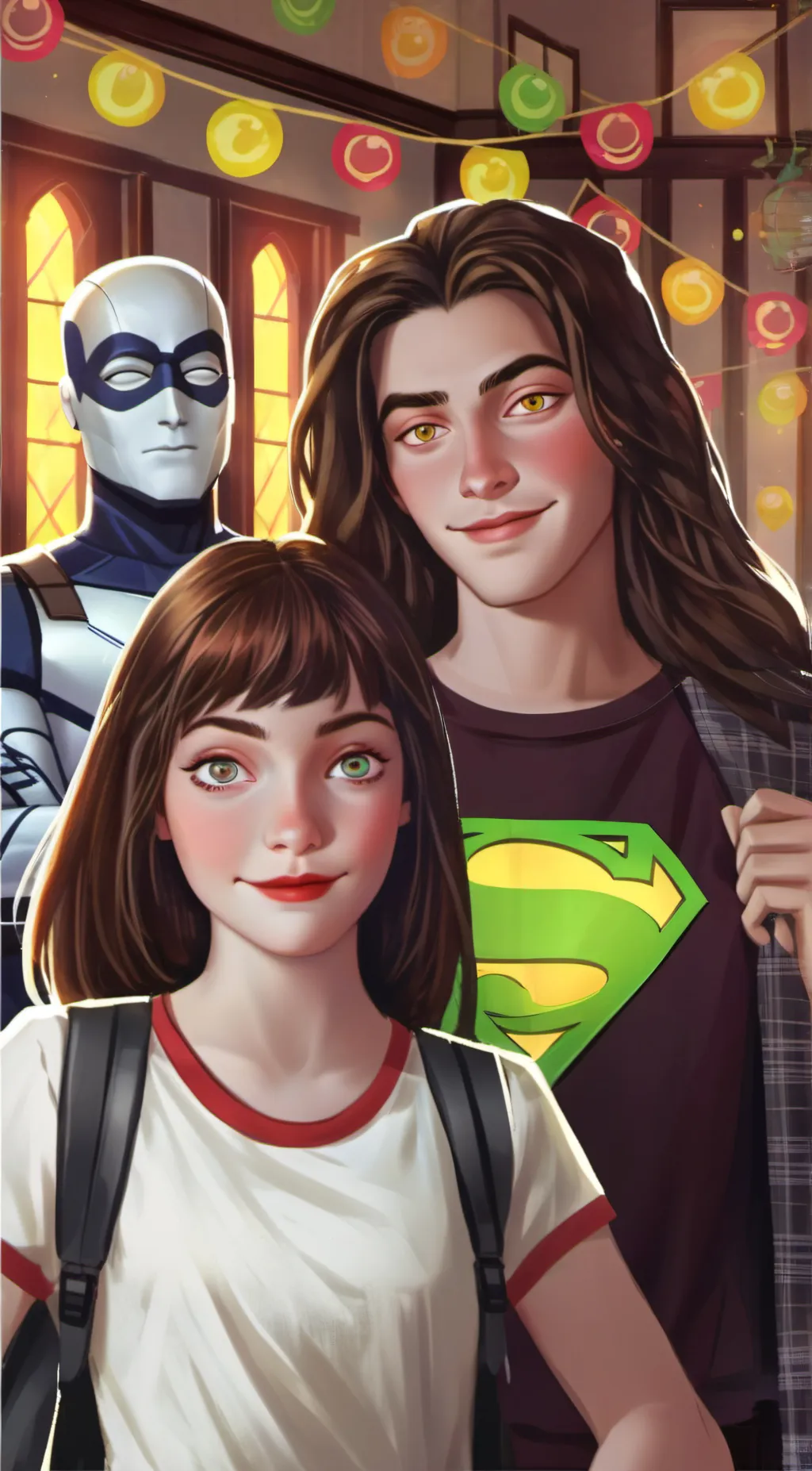 ai character: Avengers  background