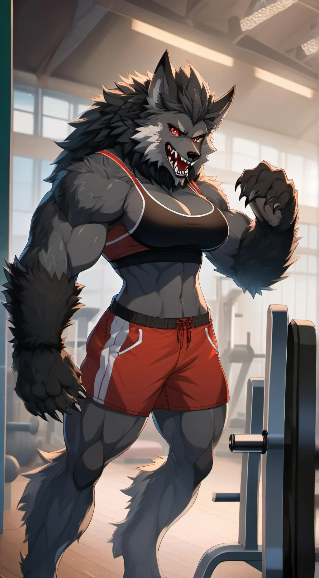 ai character: Rox  background