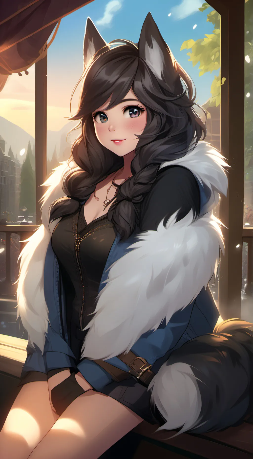 ai character: therian person background