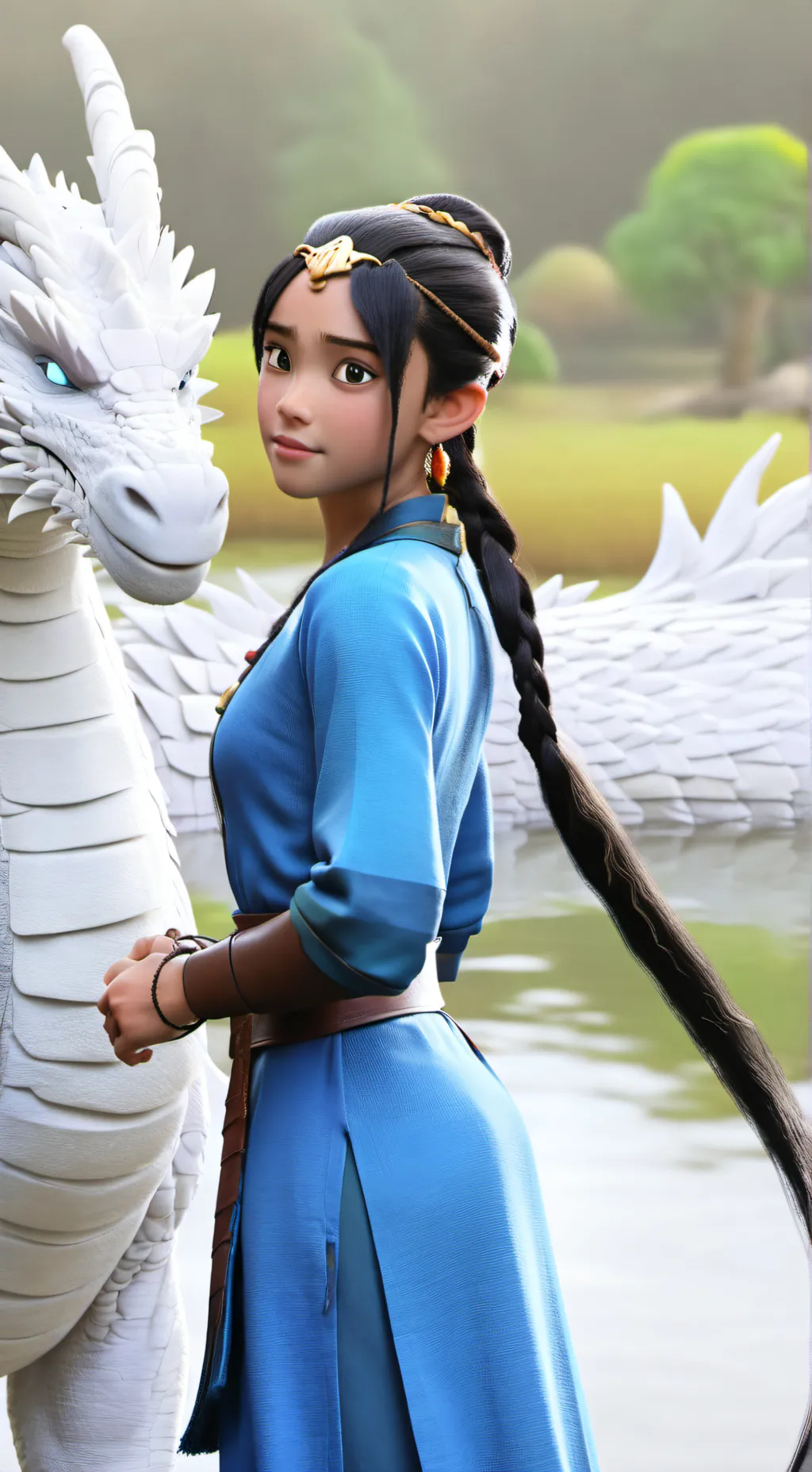 ai character: raya background