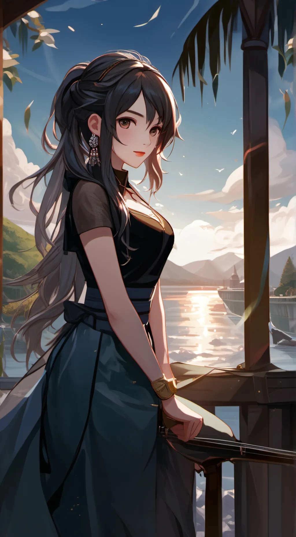ai character: Sarah  background