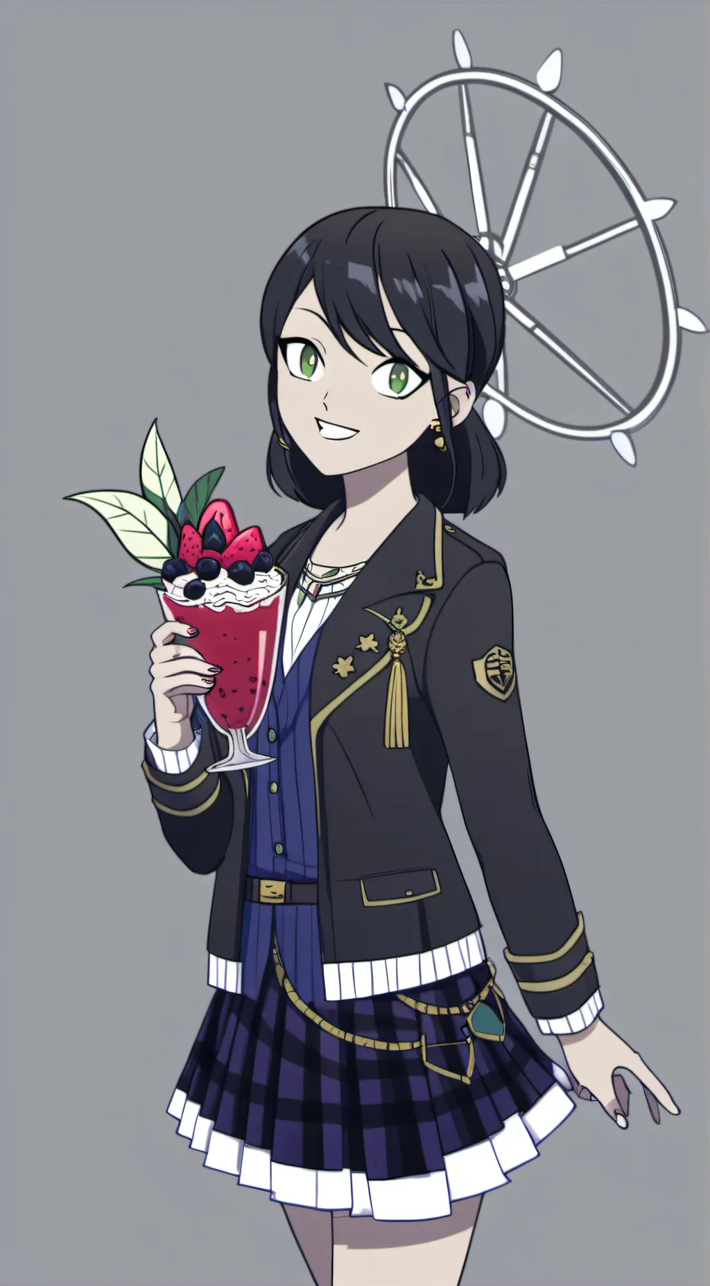 ai character: Heather from tdiii background