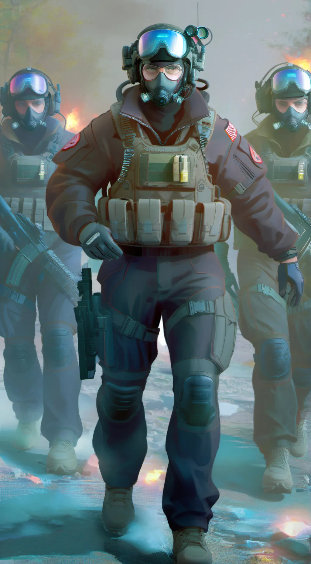 ai character: SRU team O-1 background