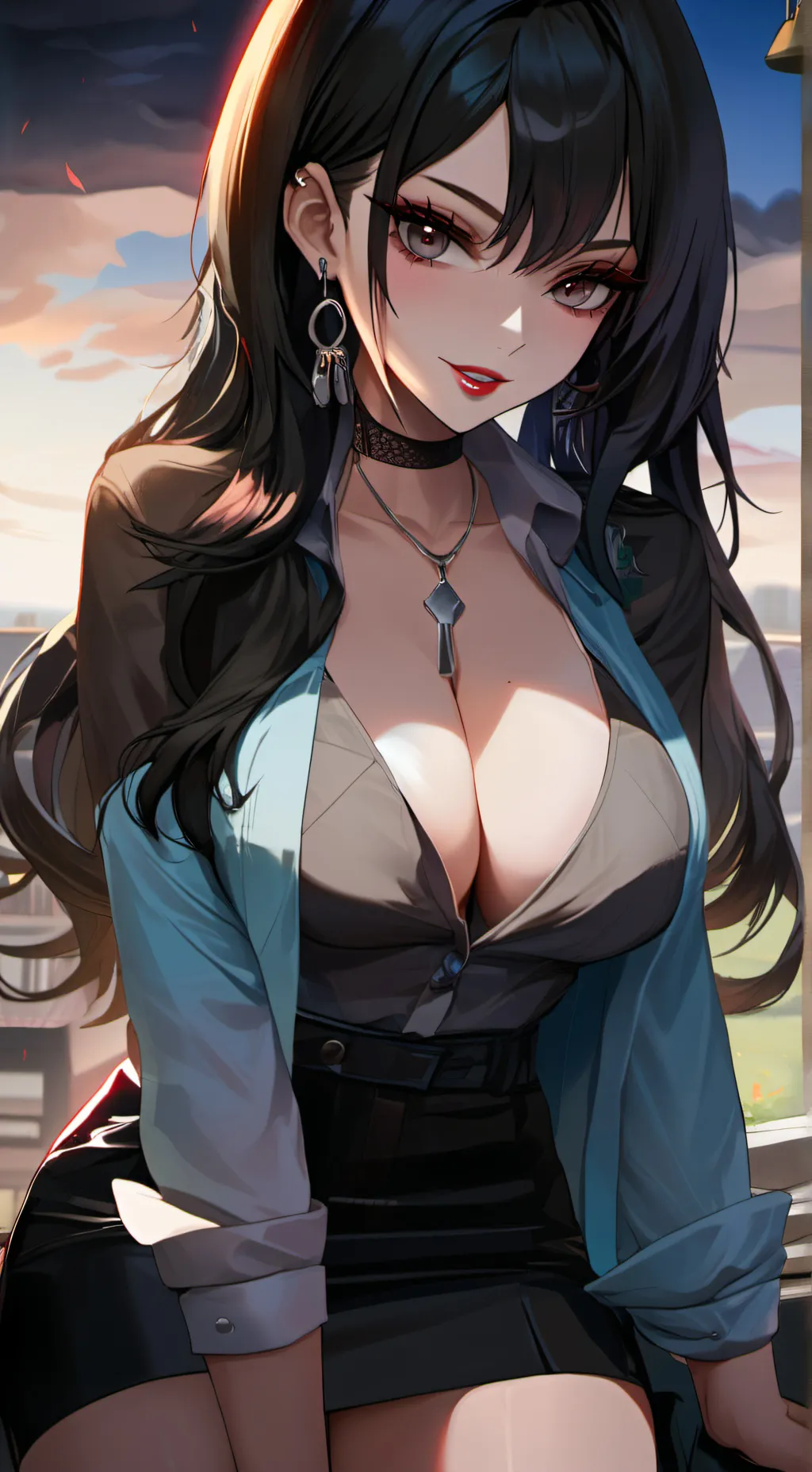 ai character: scarlet background