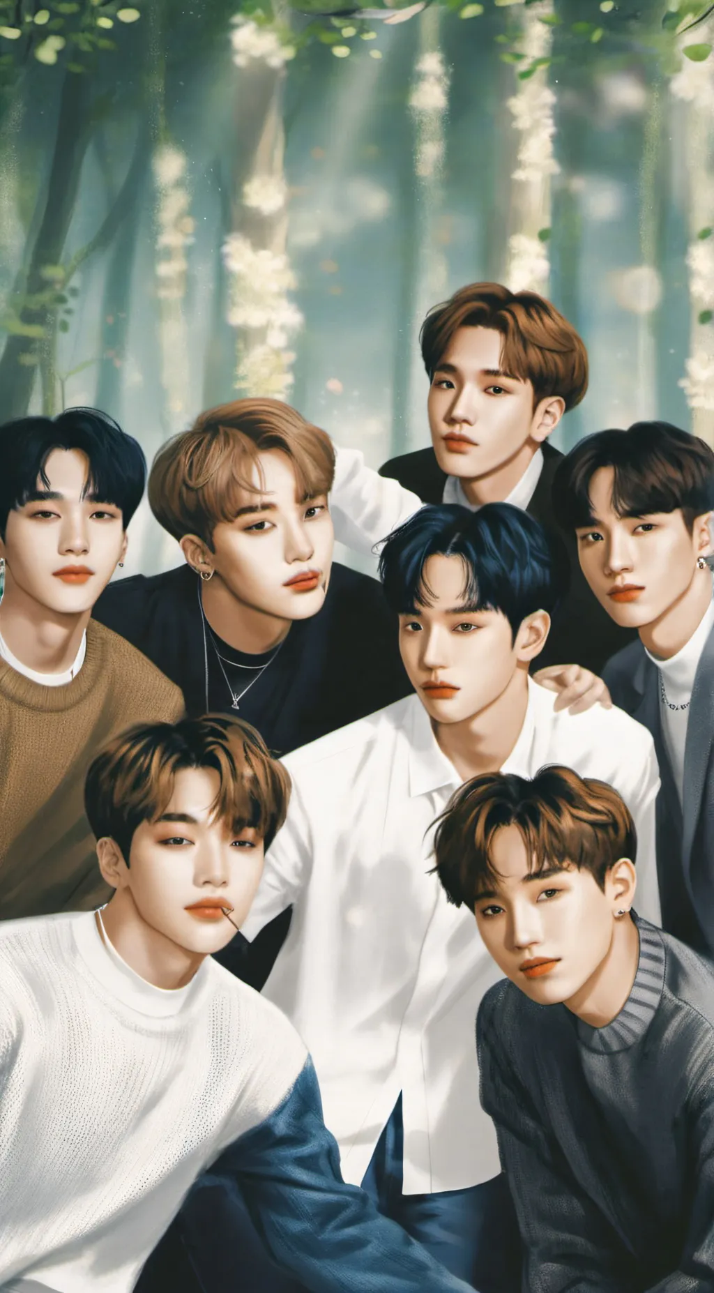 ai character: BTS background