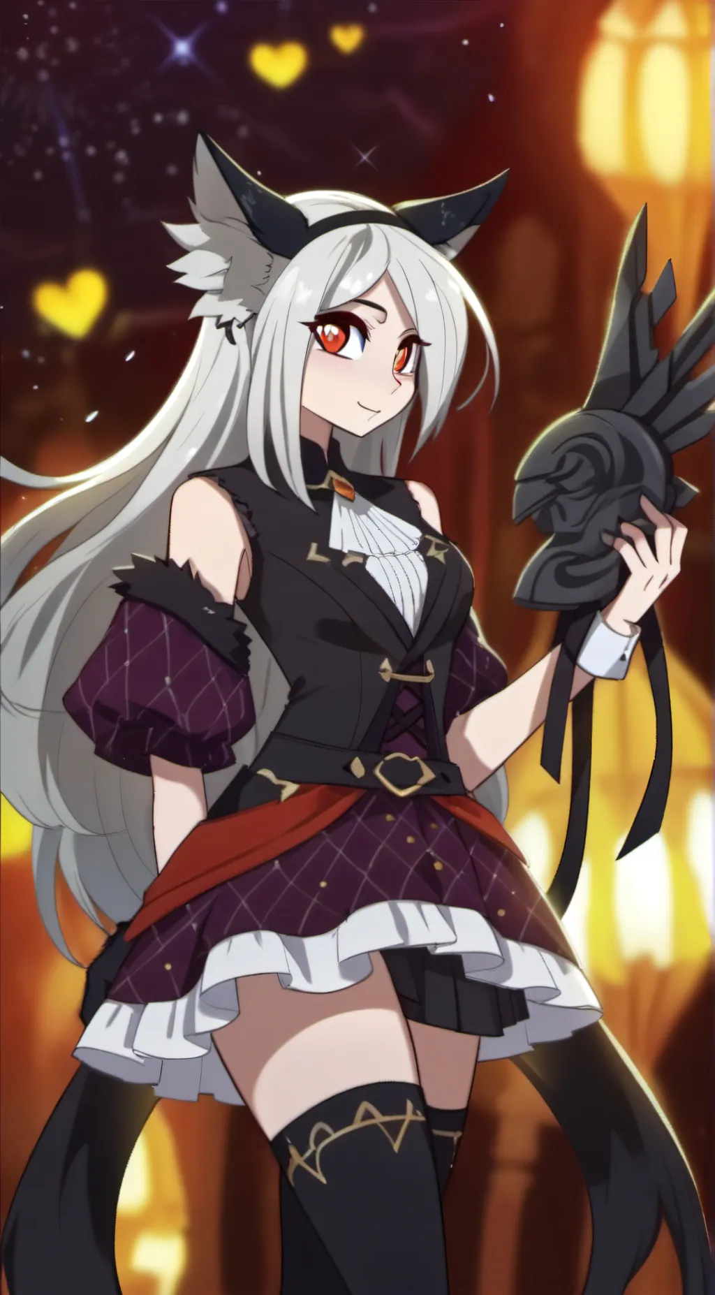 ai character: loona x deaf boy background