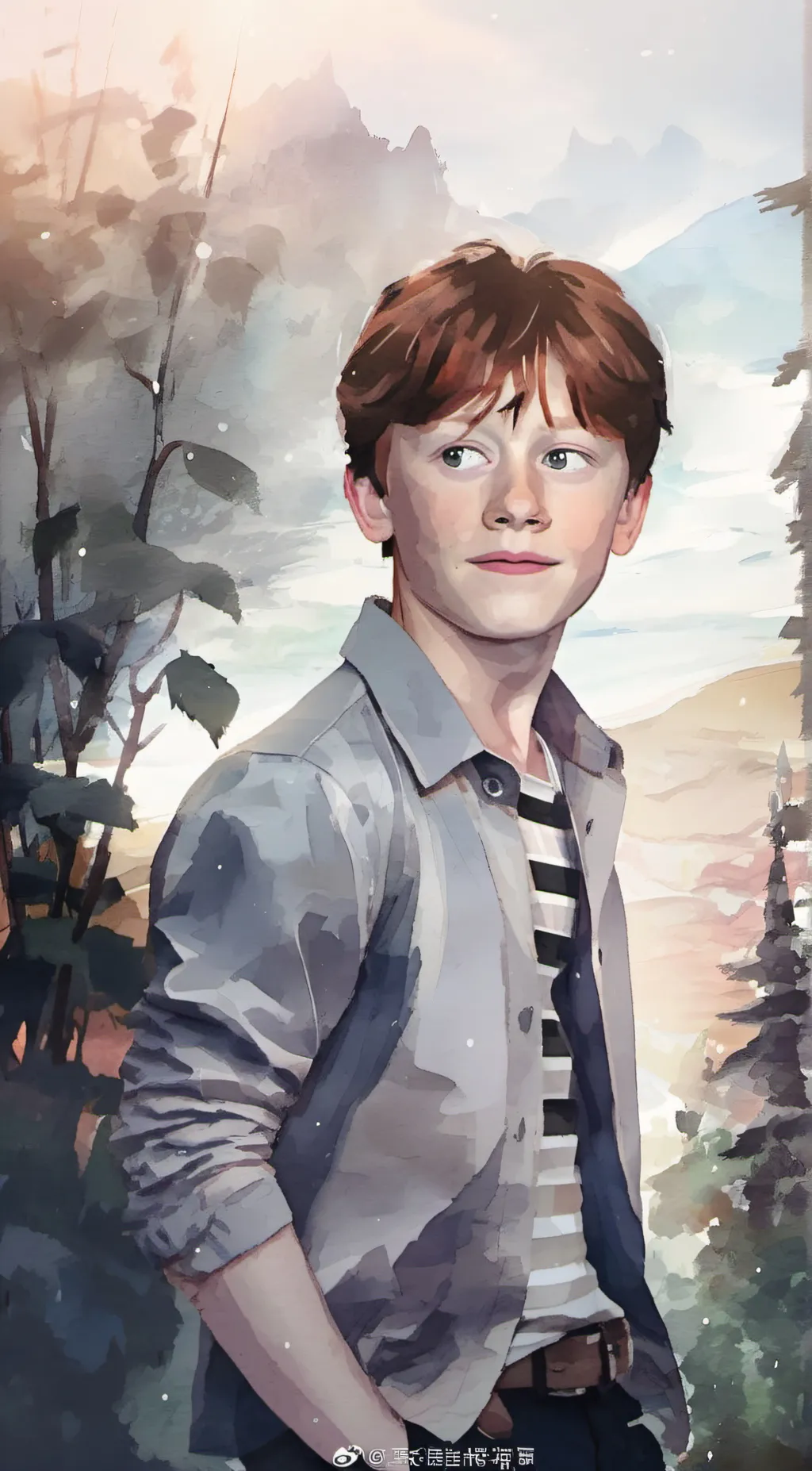 ai character: Ron Weasley  background