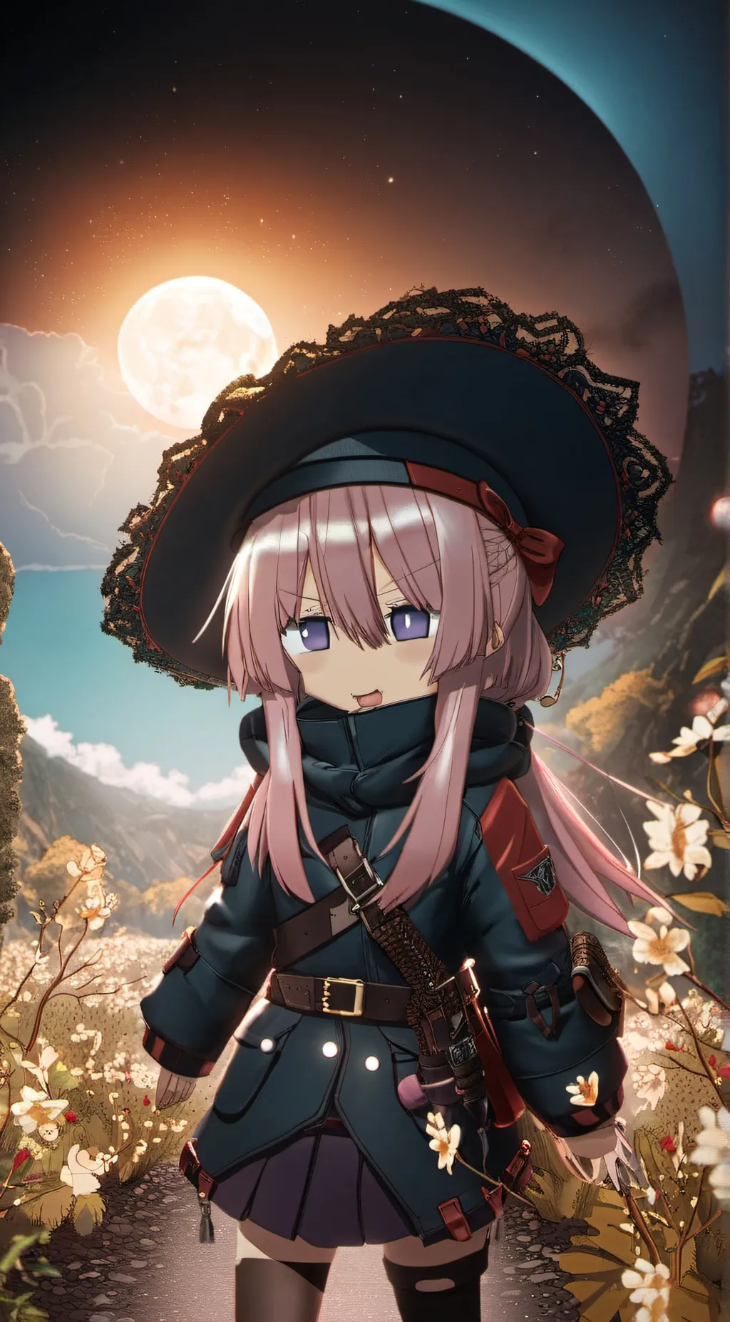 ai character: Carrots background