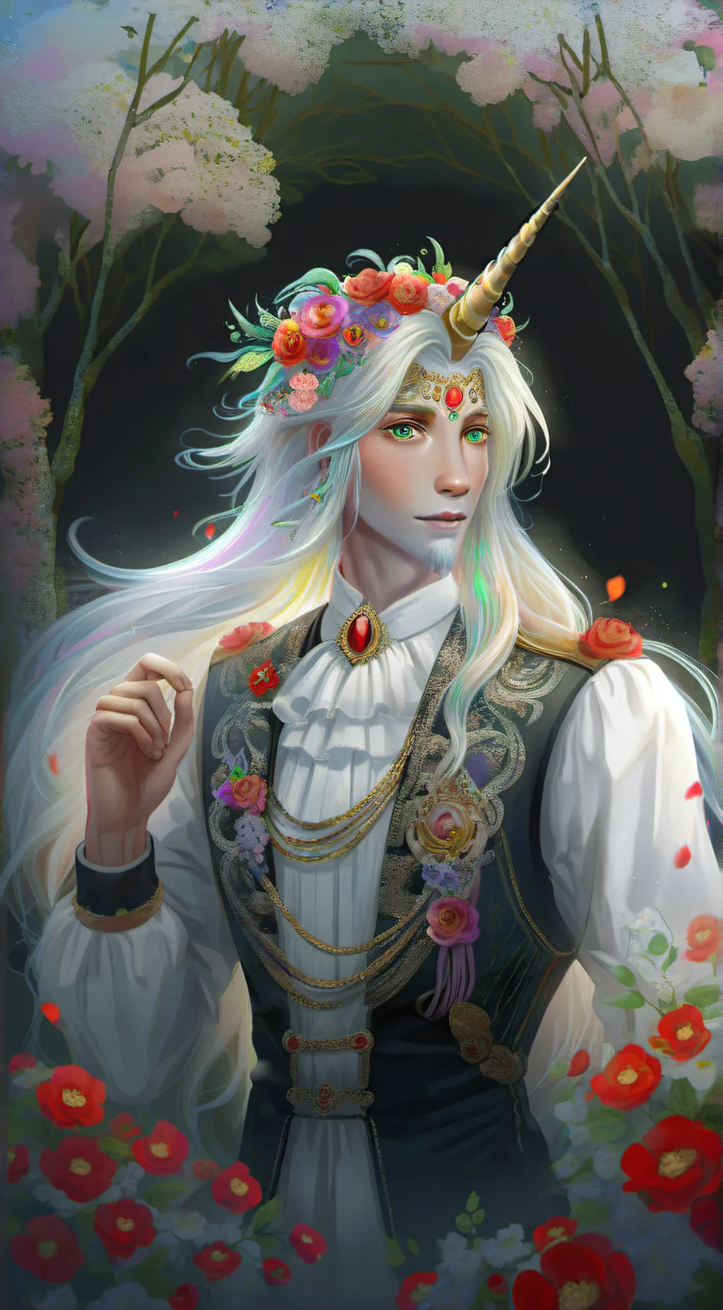 ai character: Oleander background