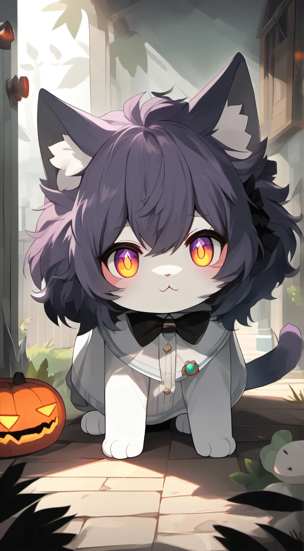 ai character: Catnap background