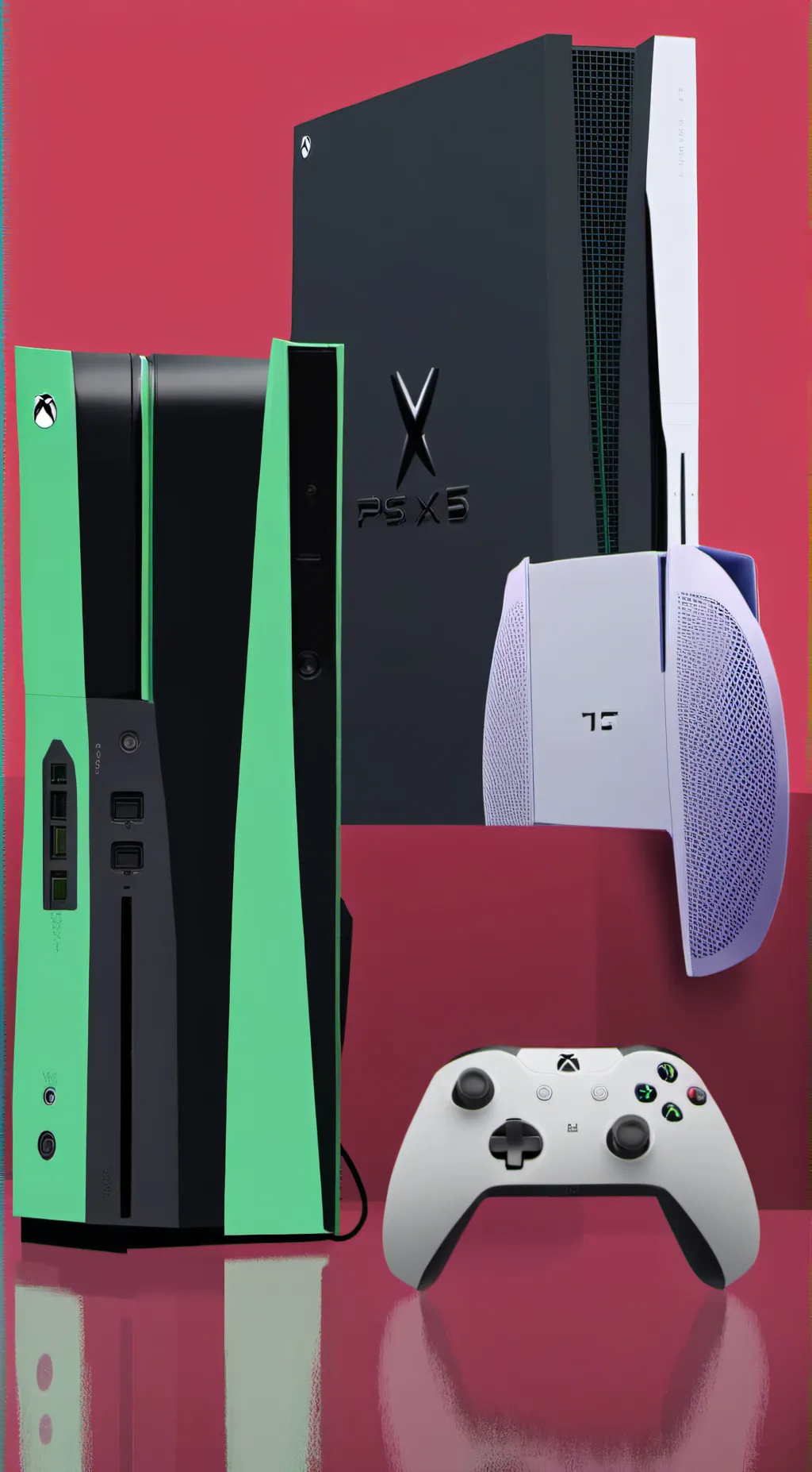 ai character: xbox vs ps5 background