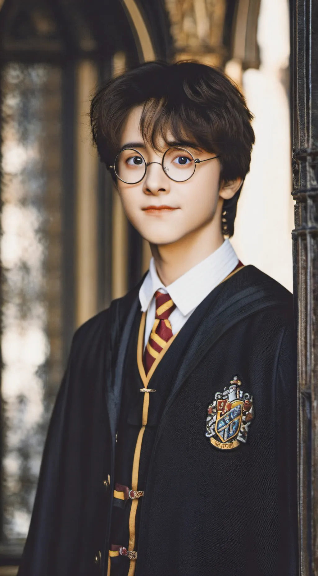 ai character: harry potter  background