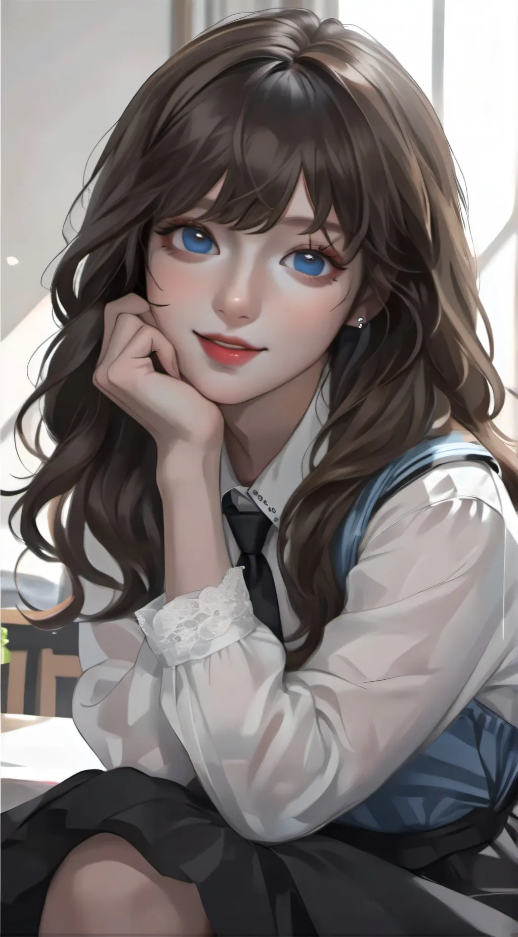 ai character: Osaka background