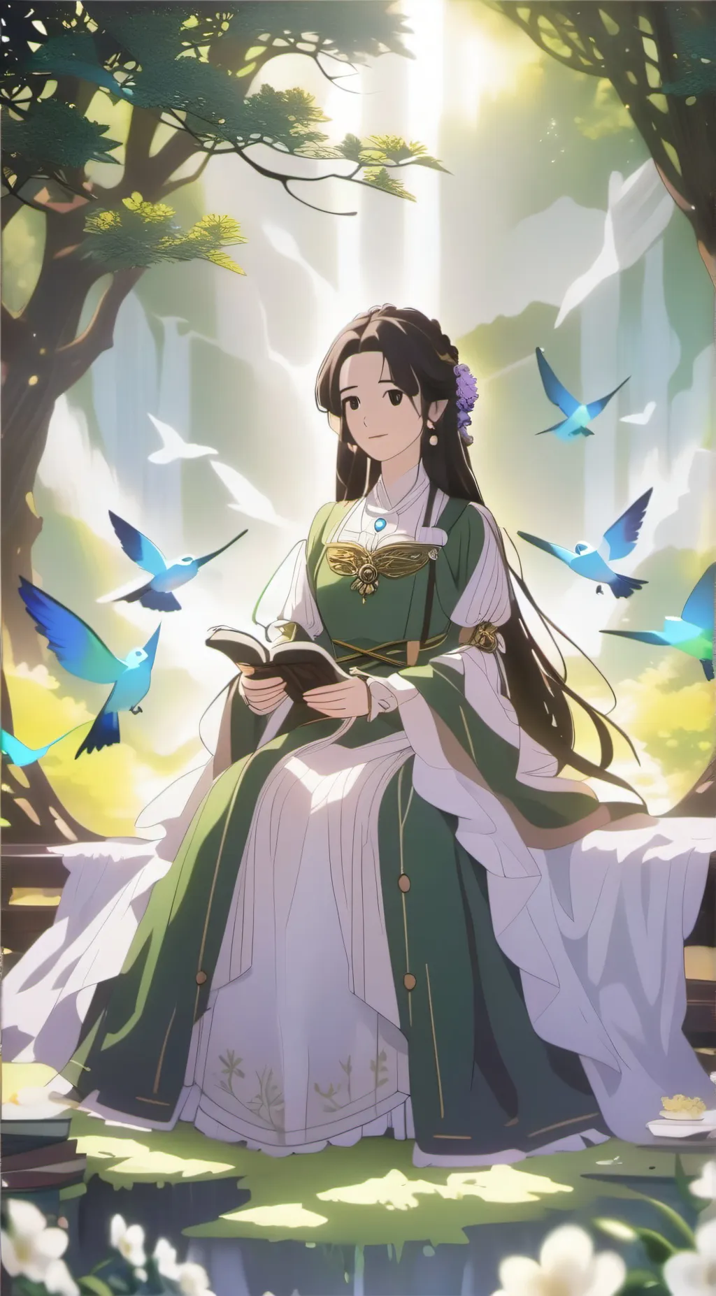 ai character: Natalie  background