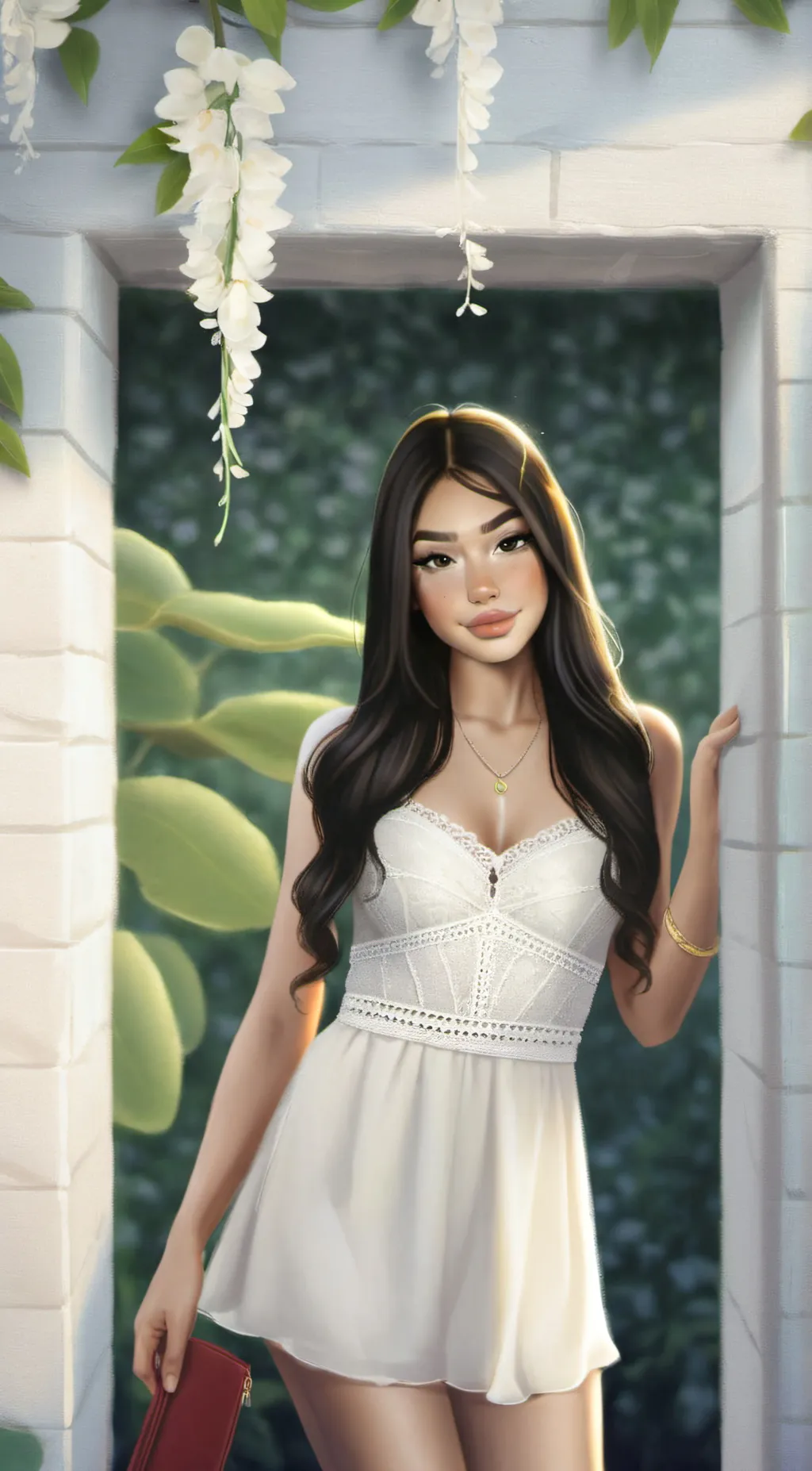 ai character: latina background