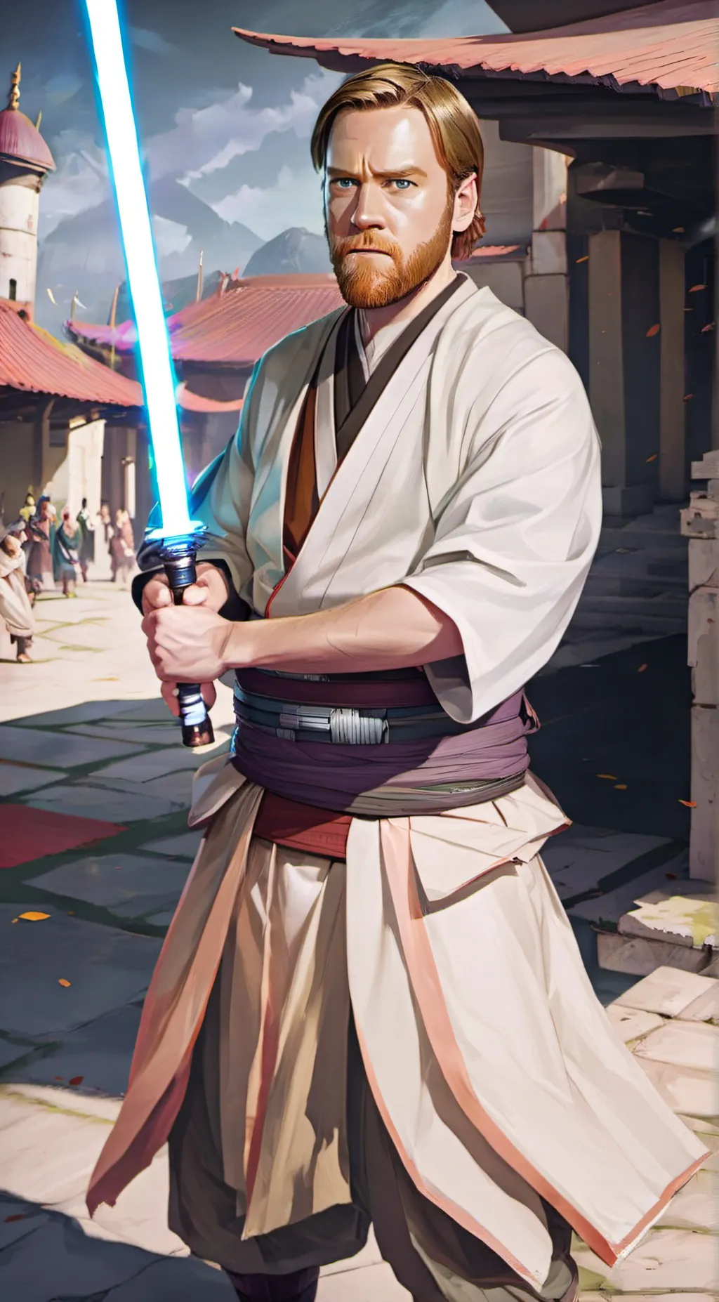 ai character: Obi one background