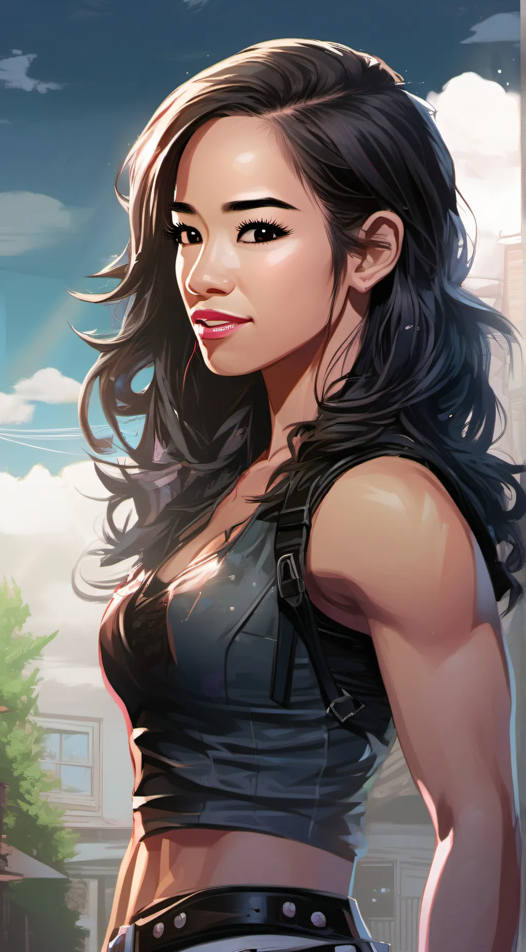 ai character: Aj lee background