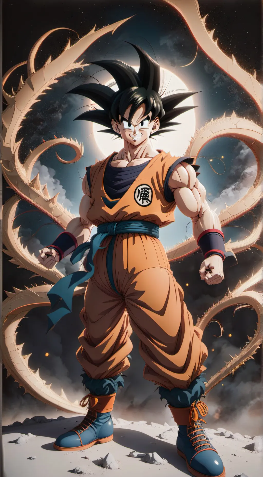 ai character: Goku/Kakarot background