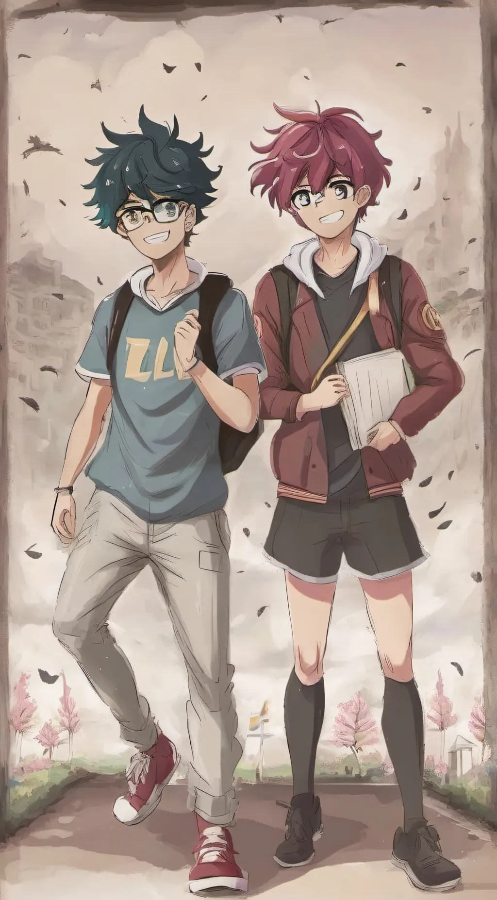 ai character: ♡☆Dekusquad☆♡ background