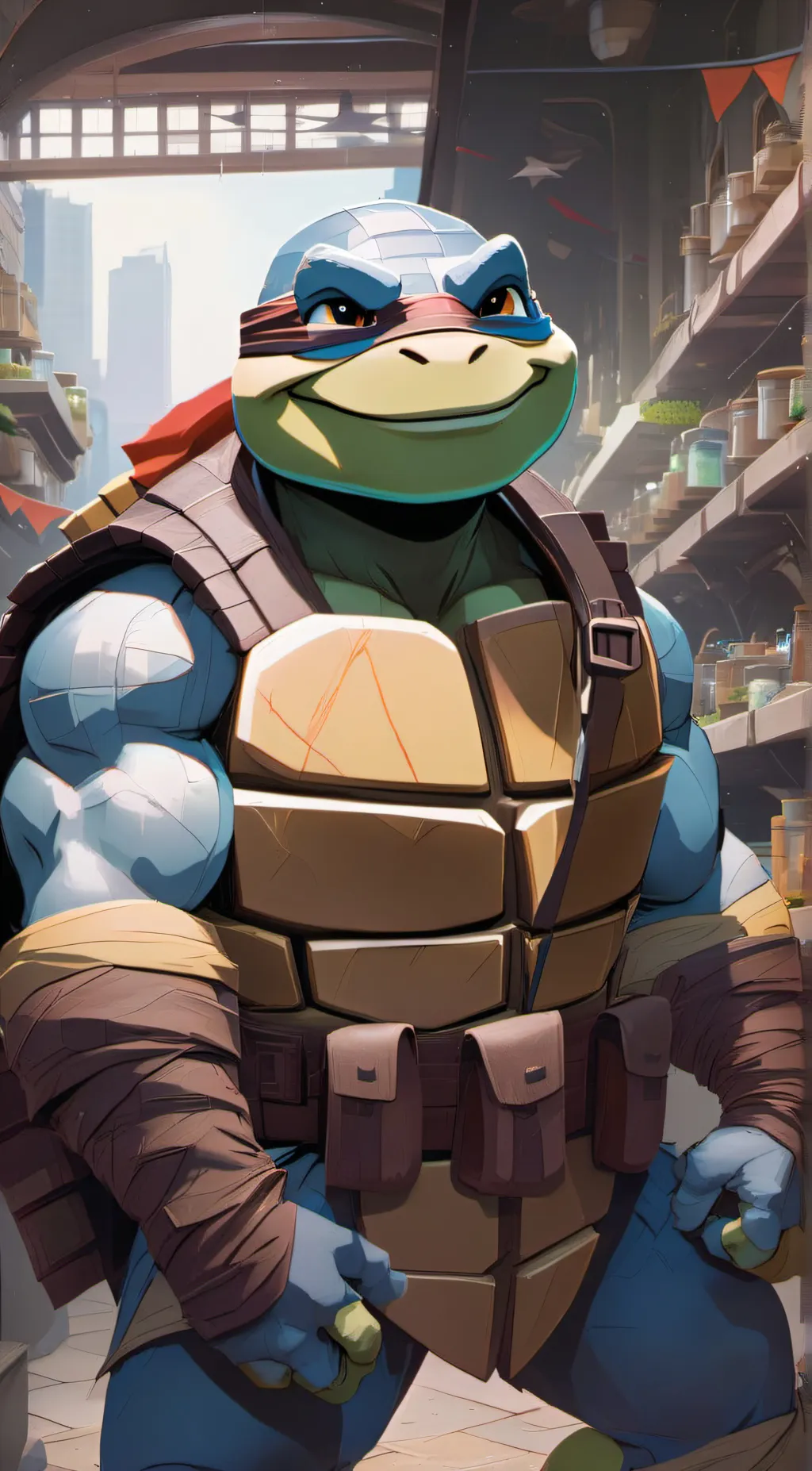 ai character: Ninja Turtles background