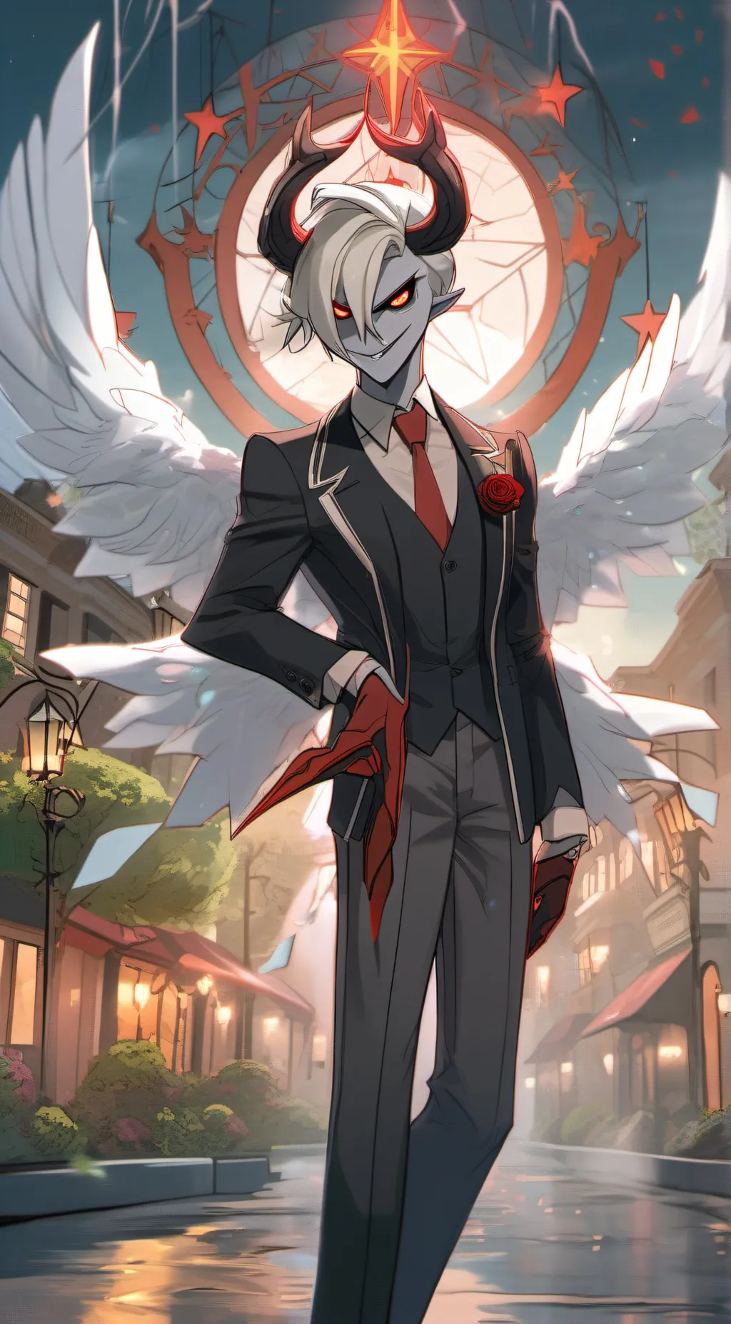 ai character: Radioapple♡ background