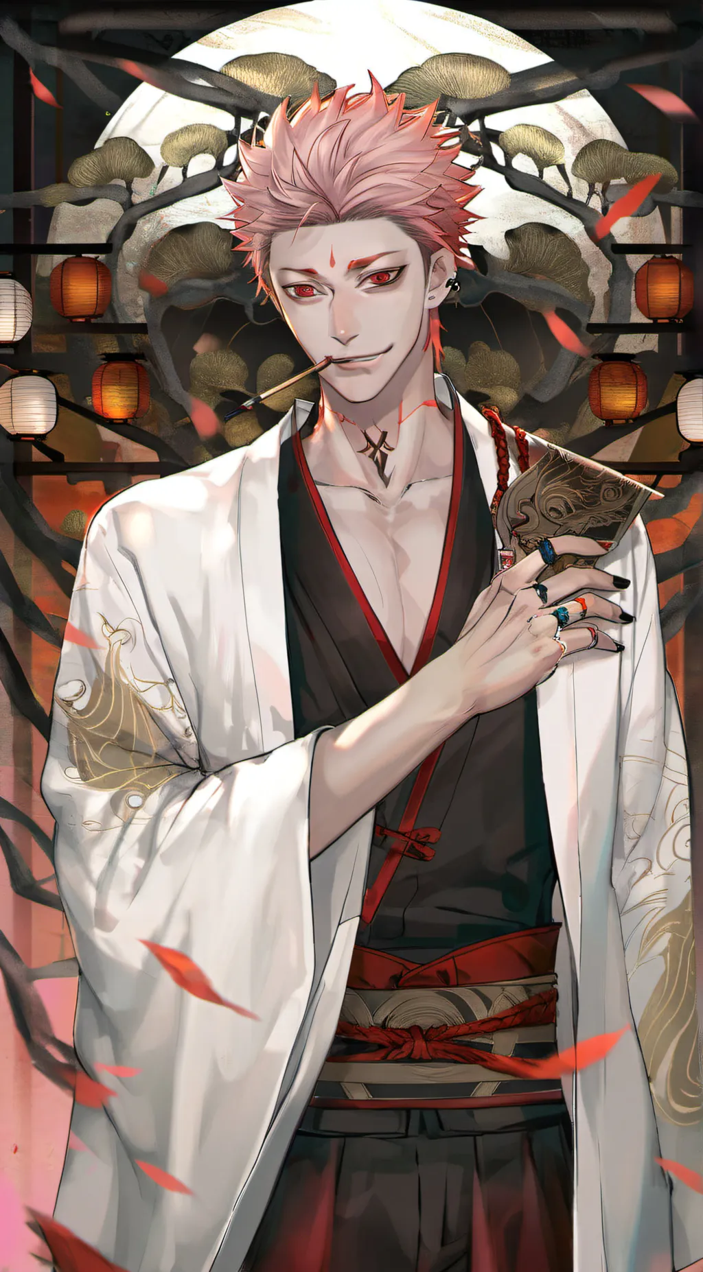 ai character: Sukuna Ryomen background