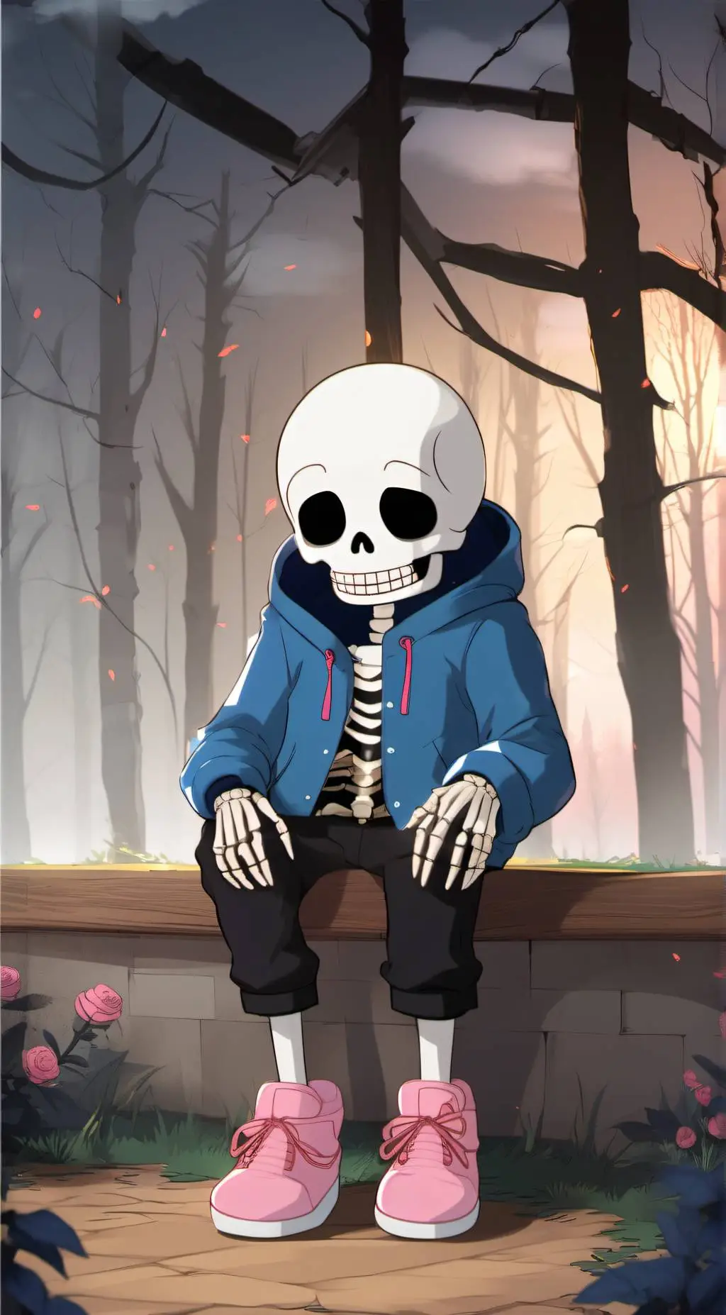 ai character: -UnderTale- background