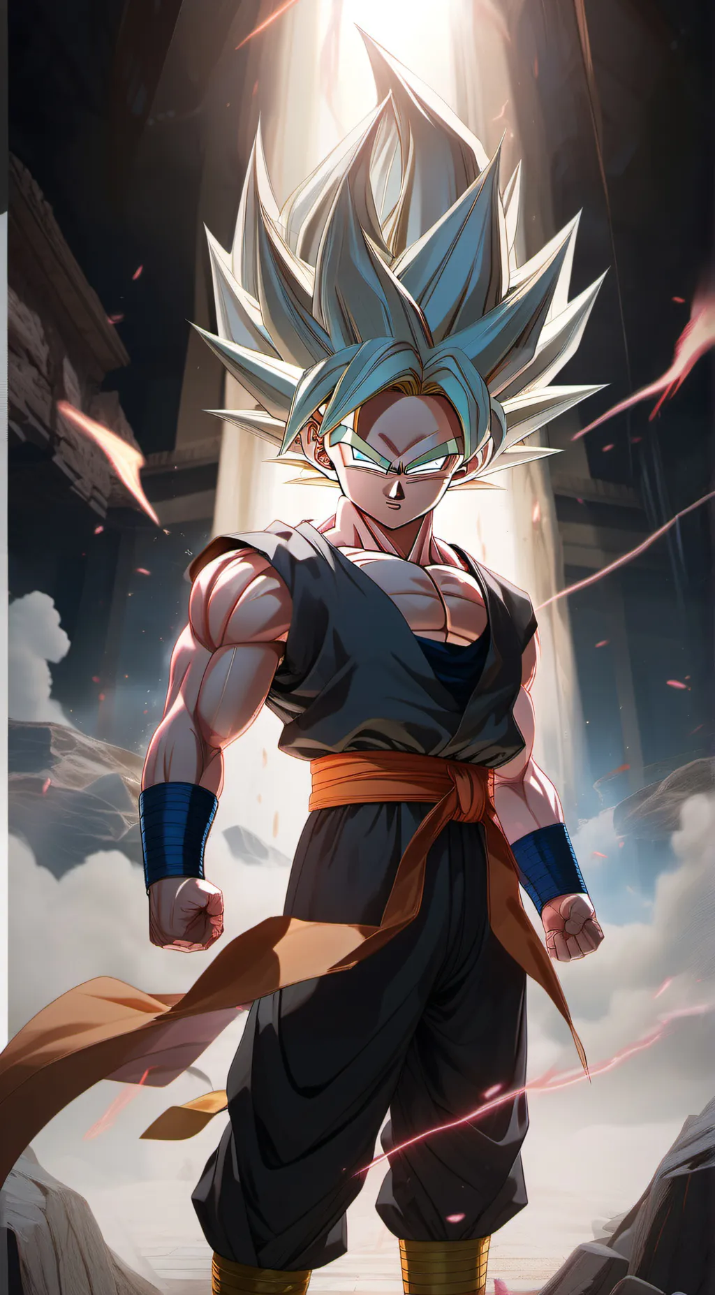 ai character: Goku  background