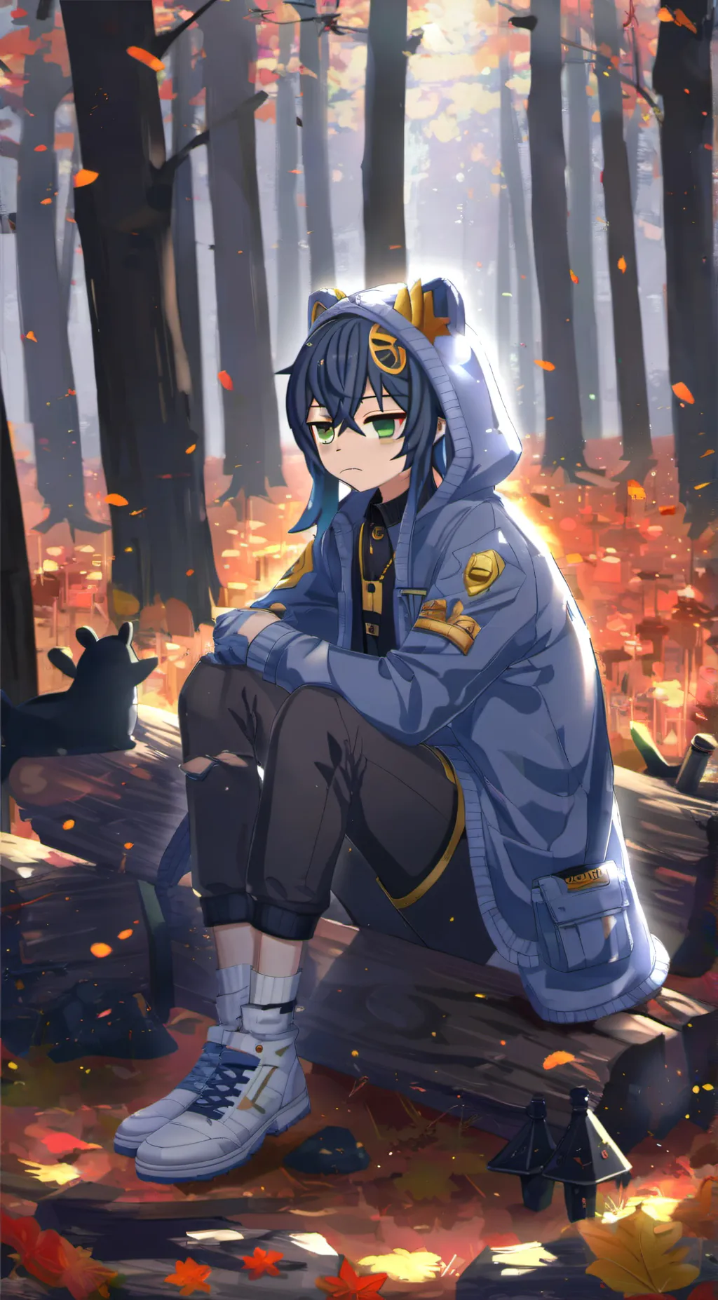 ai character: Jacob  background