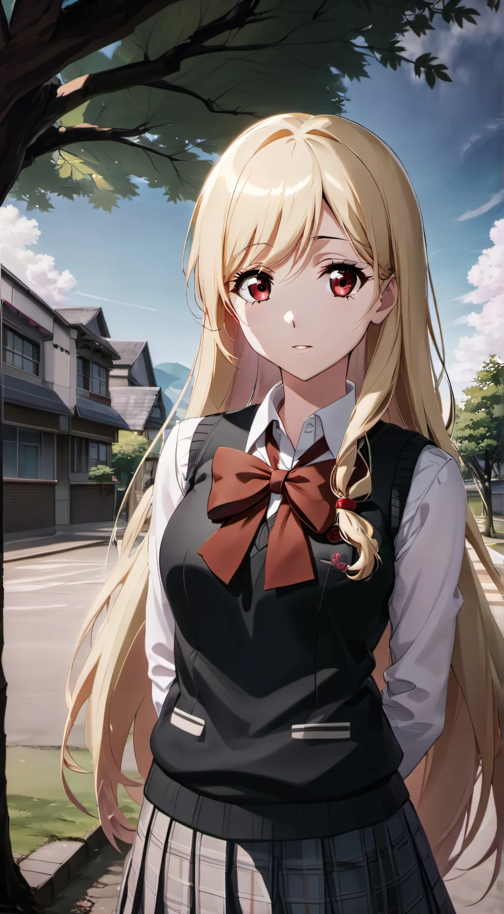 ai character: Shiraishi Urara background
