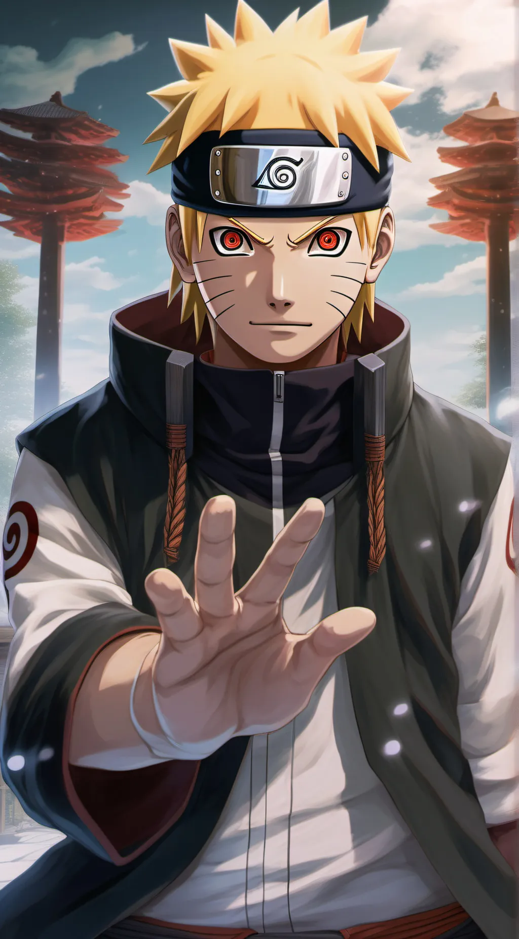 ai character: Naruto uzumaki background