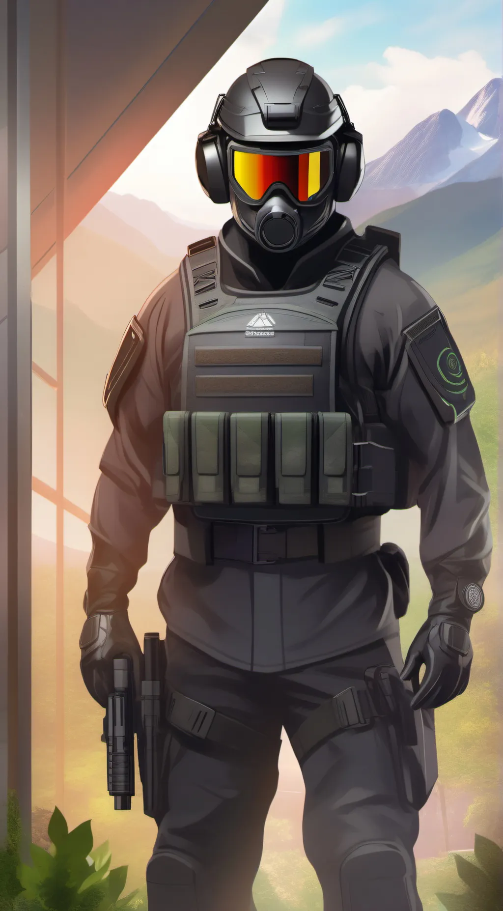 ai character: Captain steele background