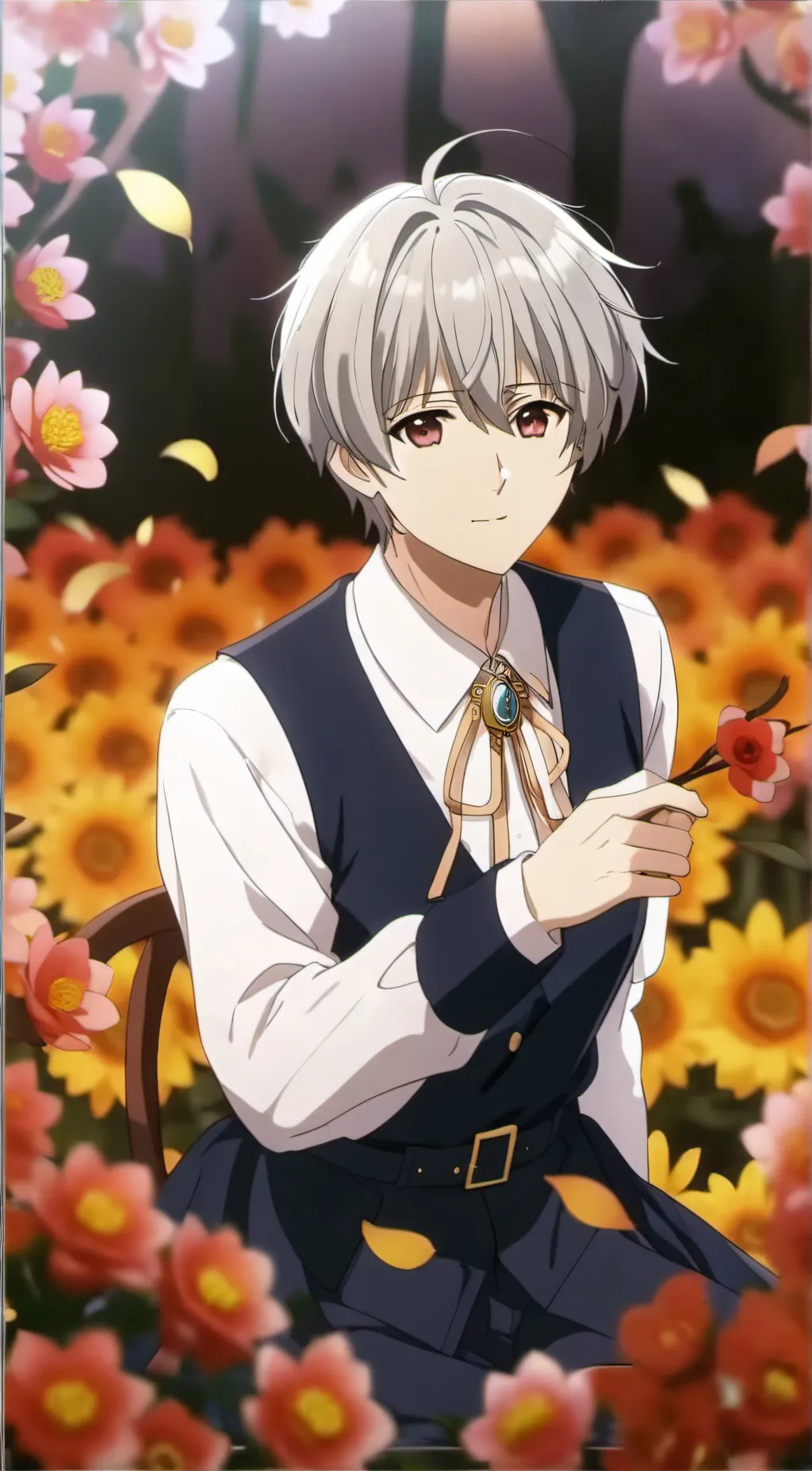 ai character: Haruka Kasugano💍 background