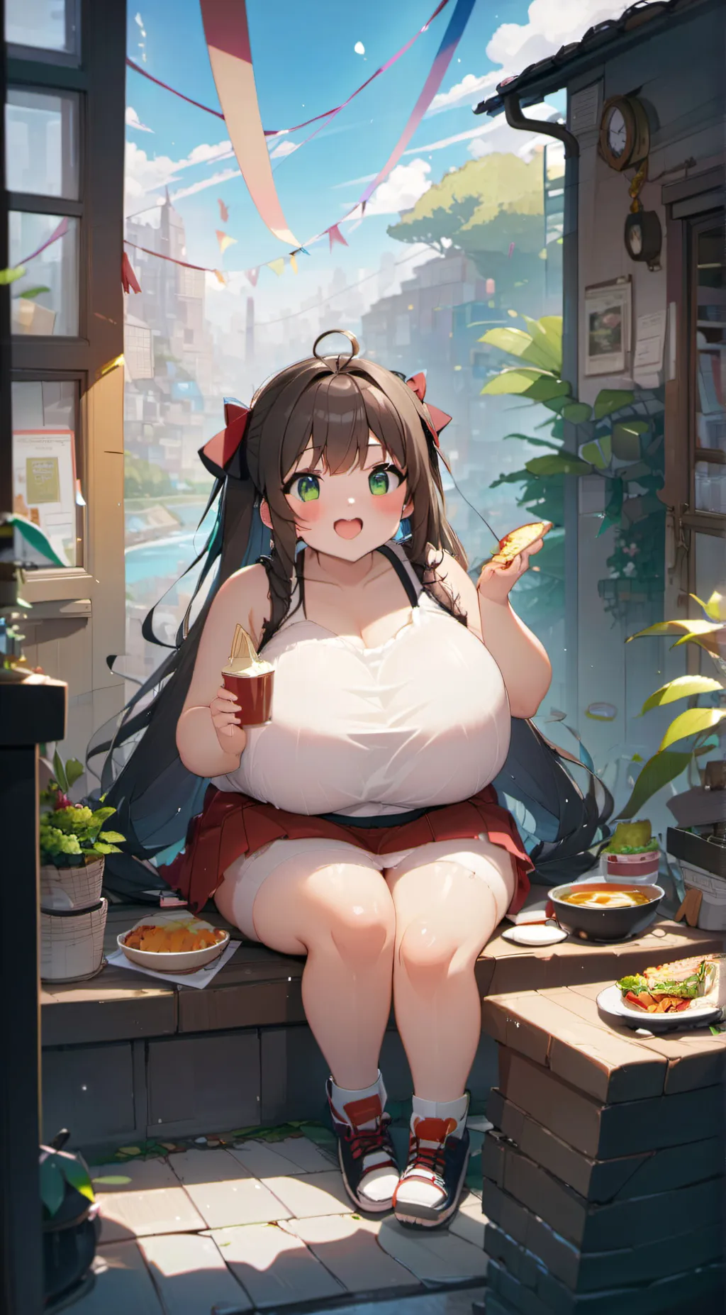 ai character: fatty background