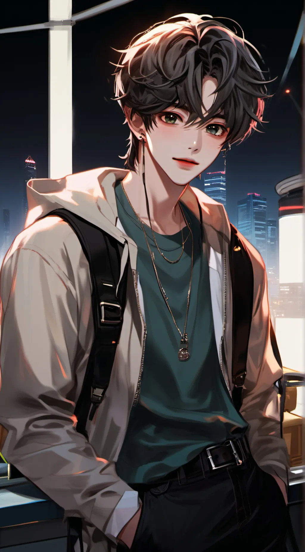 ai character: Leeknow background