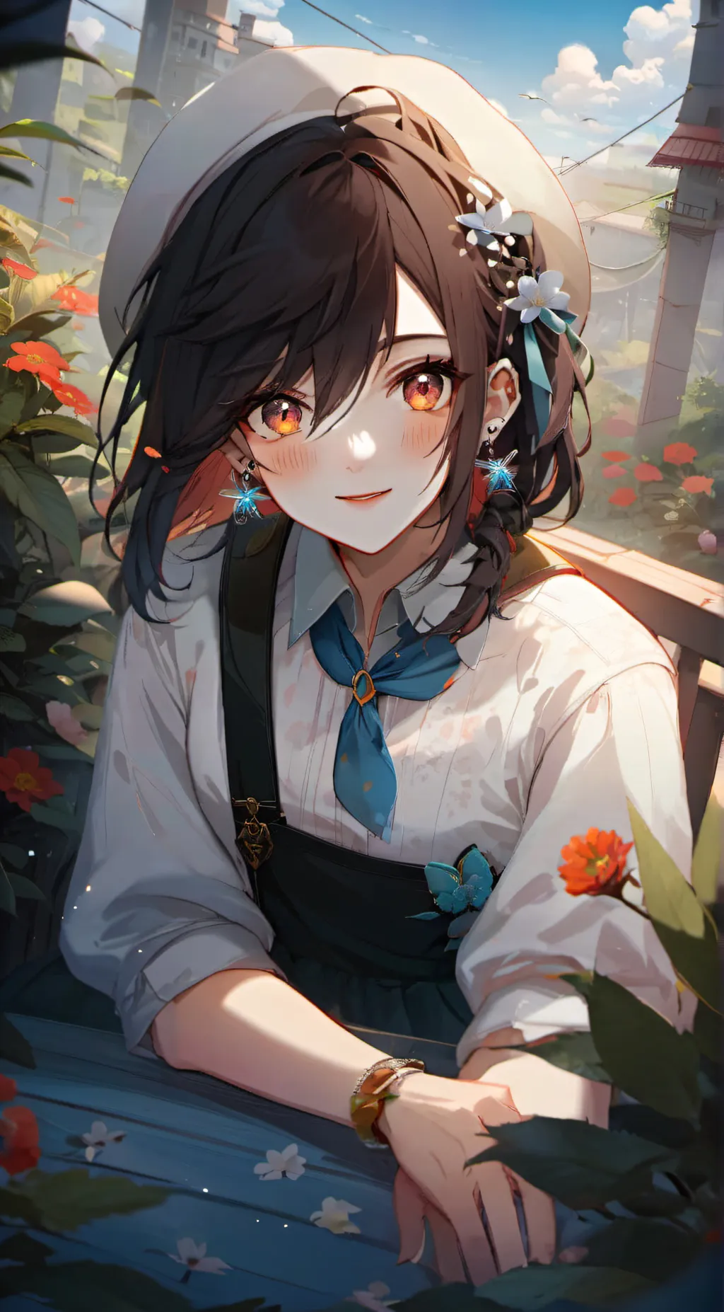 ai character: miko background