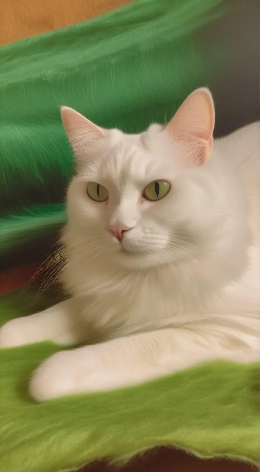 ai character: kitty cat background