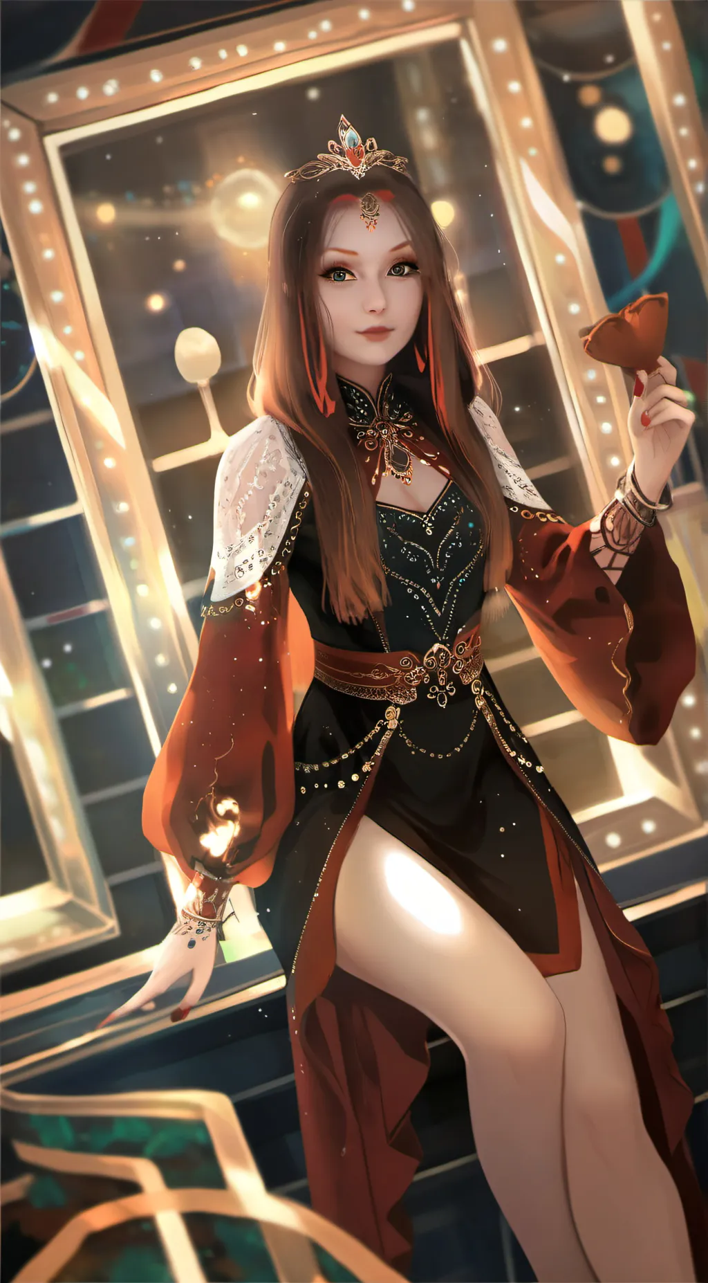 ai character: Luna background